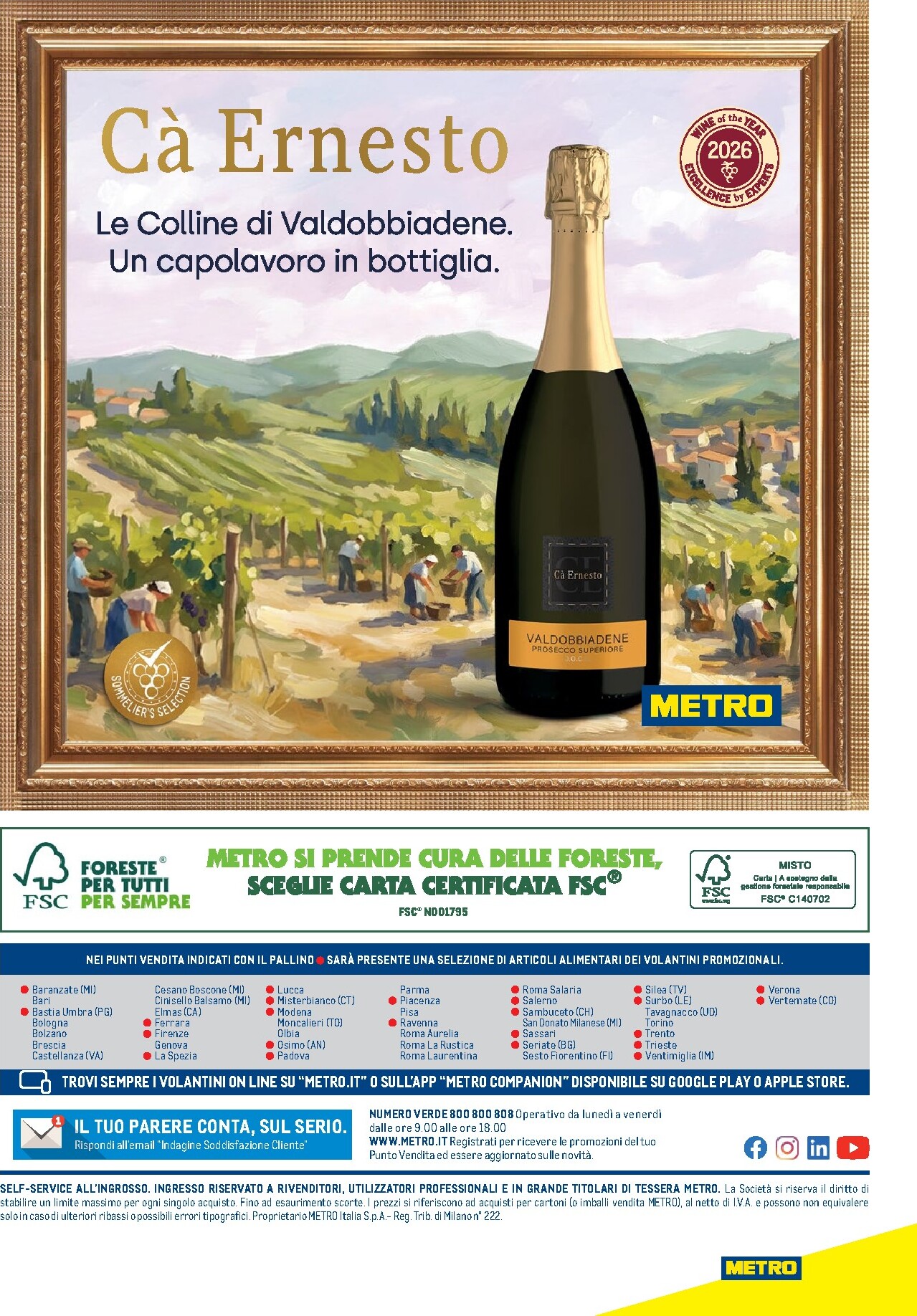 metro - Volantino Metro - Carta Vini valido dal 05/03/2026 al 04/04/2026 - page: 40