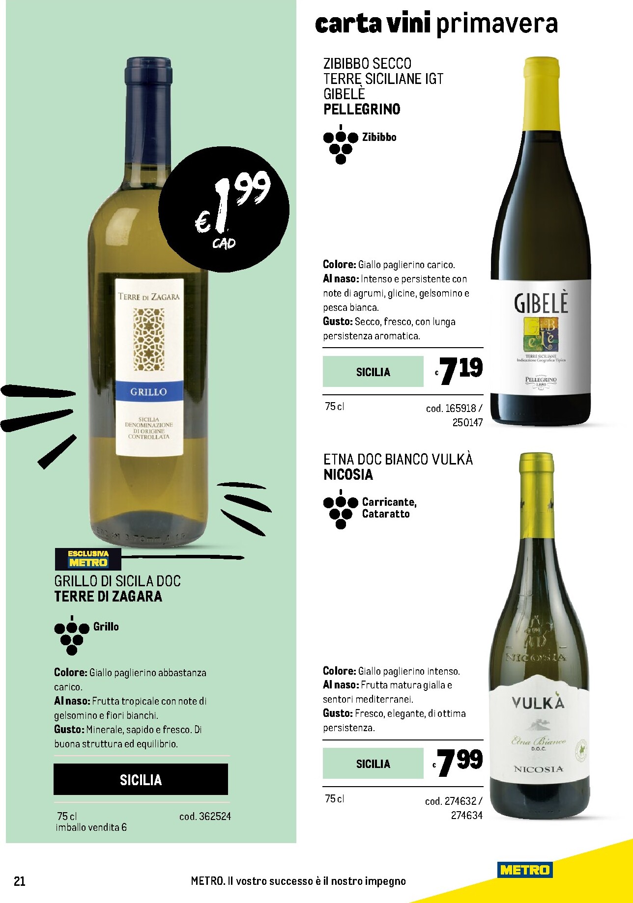 metro - Volantino Metro - Carta Vini valido dal 05/03/2026 al 04/04/2026 - page: 21