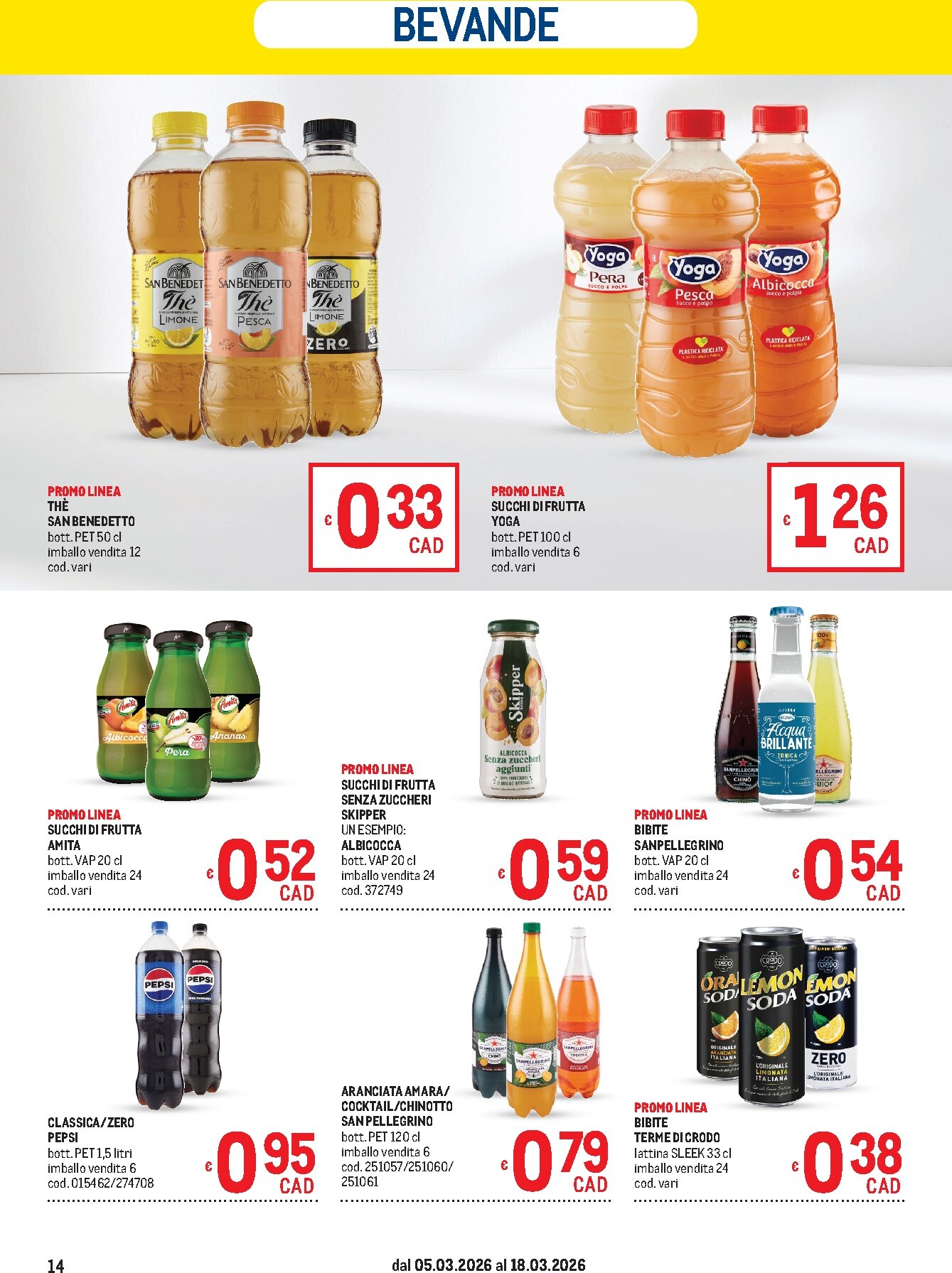 metro - Volantino Metro - Lombardia, Trentino Alto Adige, Veneto, Friuli Venezia Giulia, Marche, Emilia Romagna valido dal 05/03/2026 al 18/03/2026 - page: 14