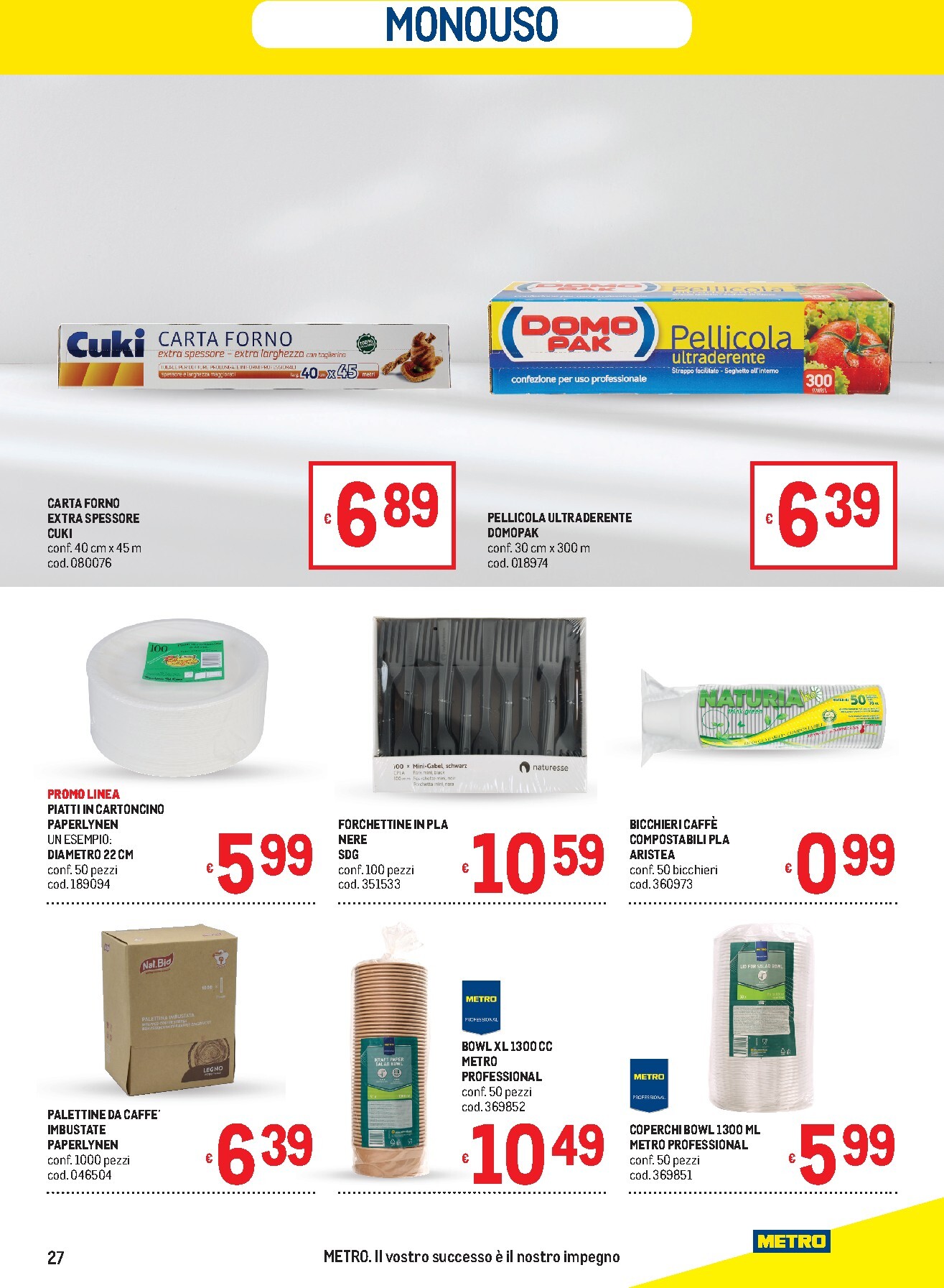 metro - Volantino Metro - Lombardia, Trentino Alto Adige, Veneto, Friuli Venezia Giulia, Marche, Emilia Romagna valido dal 05/03/2026 al 18/03/2026 - page: 27