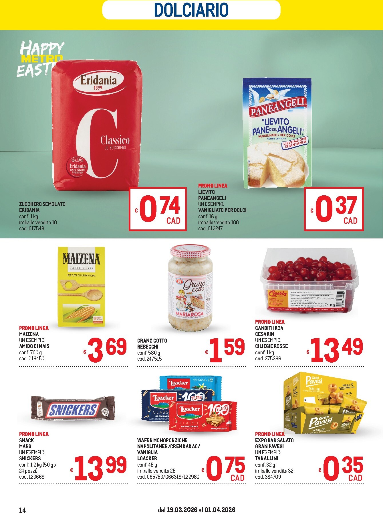 metro - Volantino Metro valido dal 19/03/2026 al 01/04/2026 - page: 14