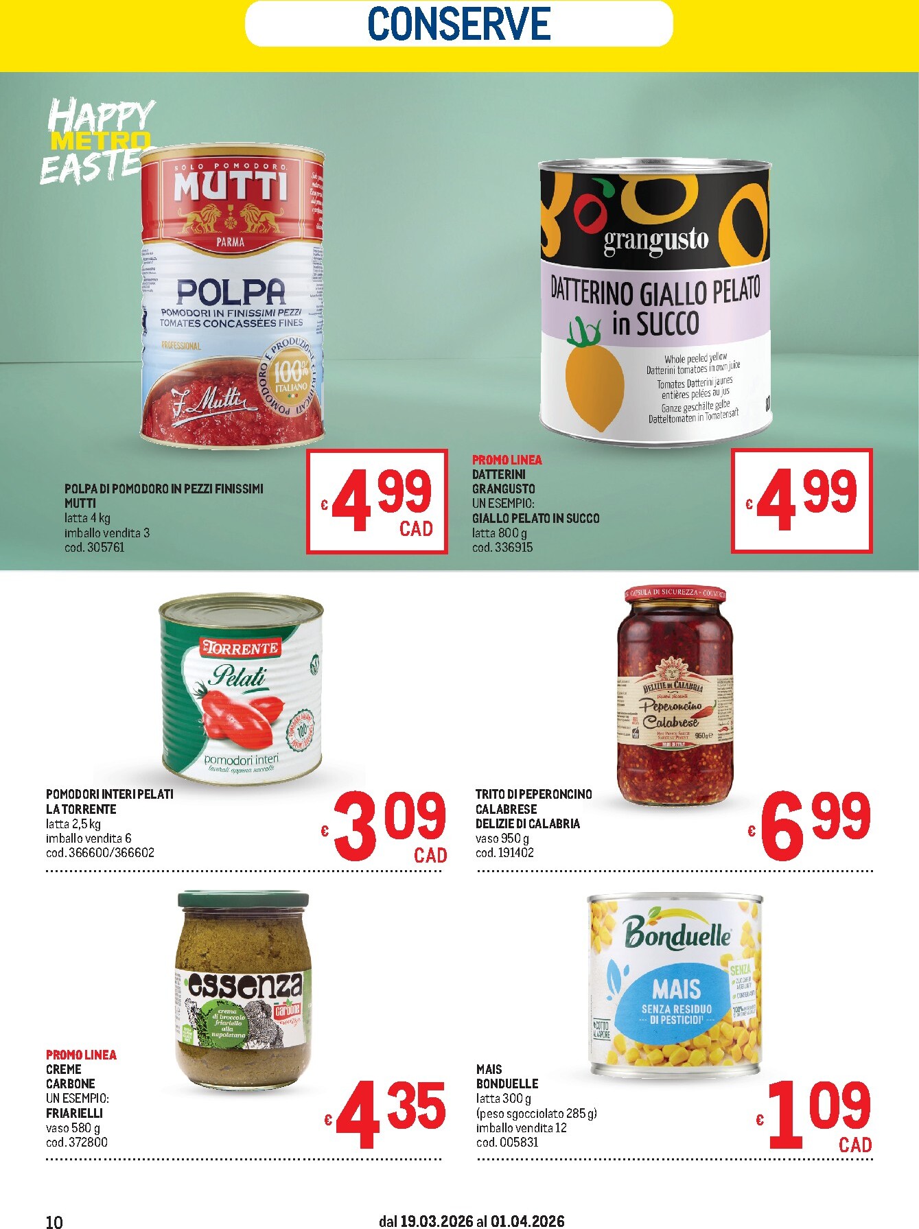 metro - Volantino Metro valido dal 19/03/2026 al 01/04/2026 - page: 10