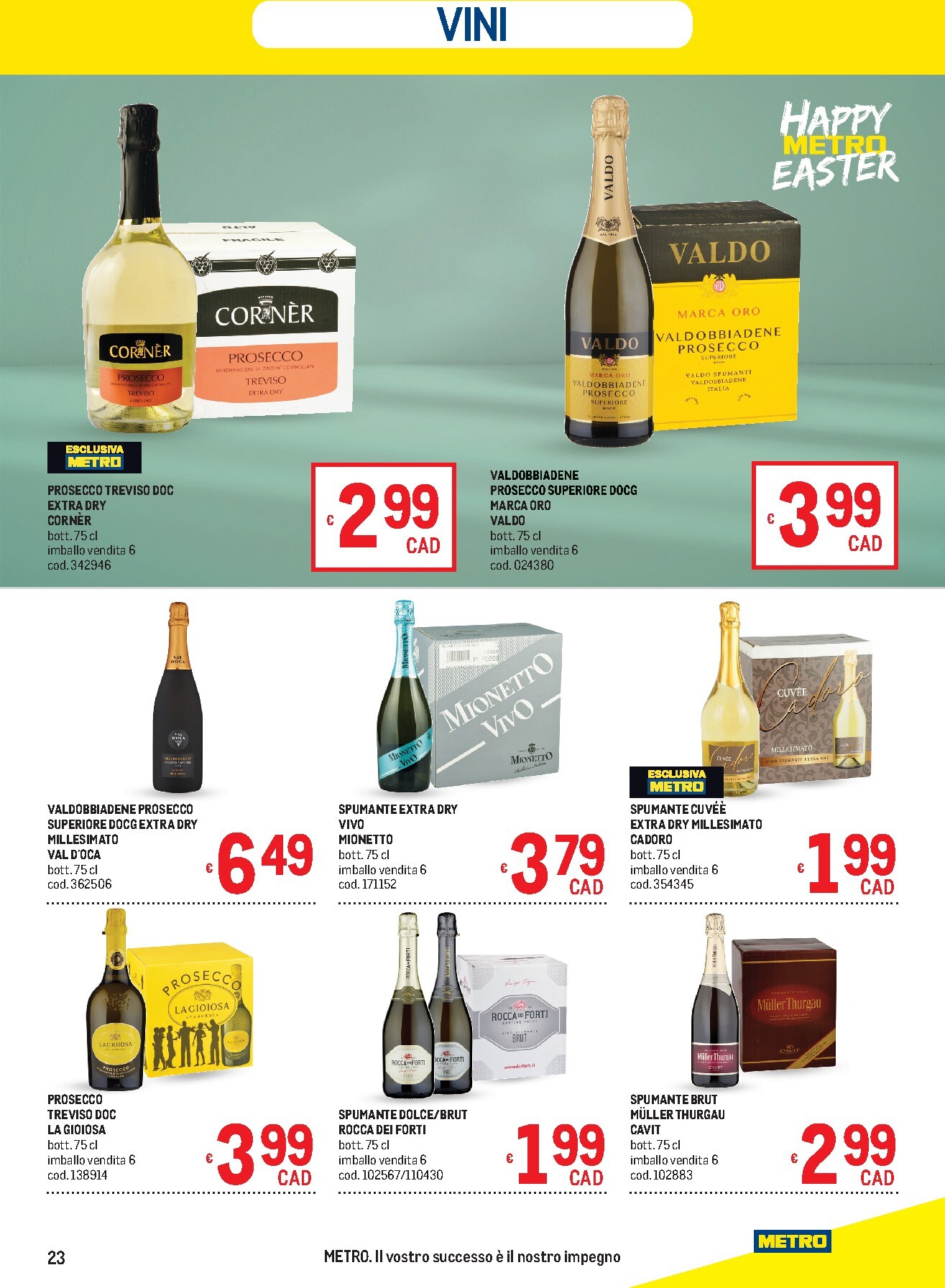 metro - Volantino Metro valido dal 19/03/2026 al 01/04/2026 - page: 23