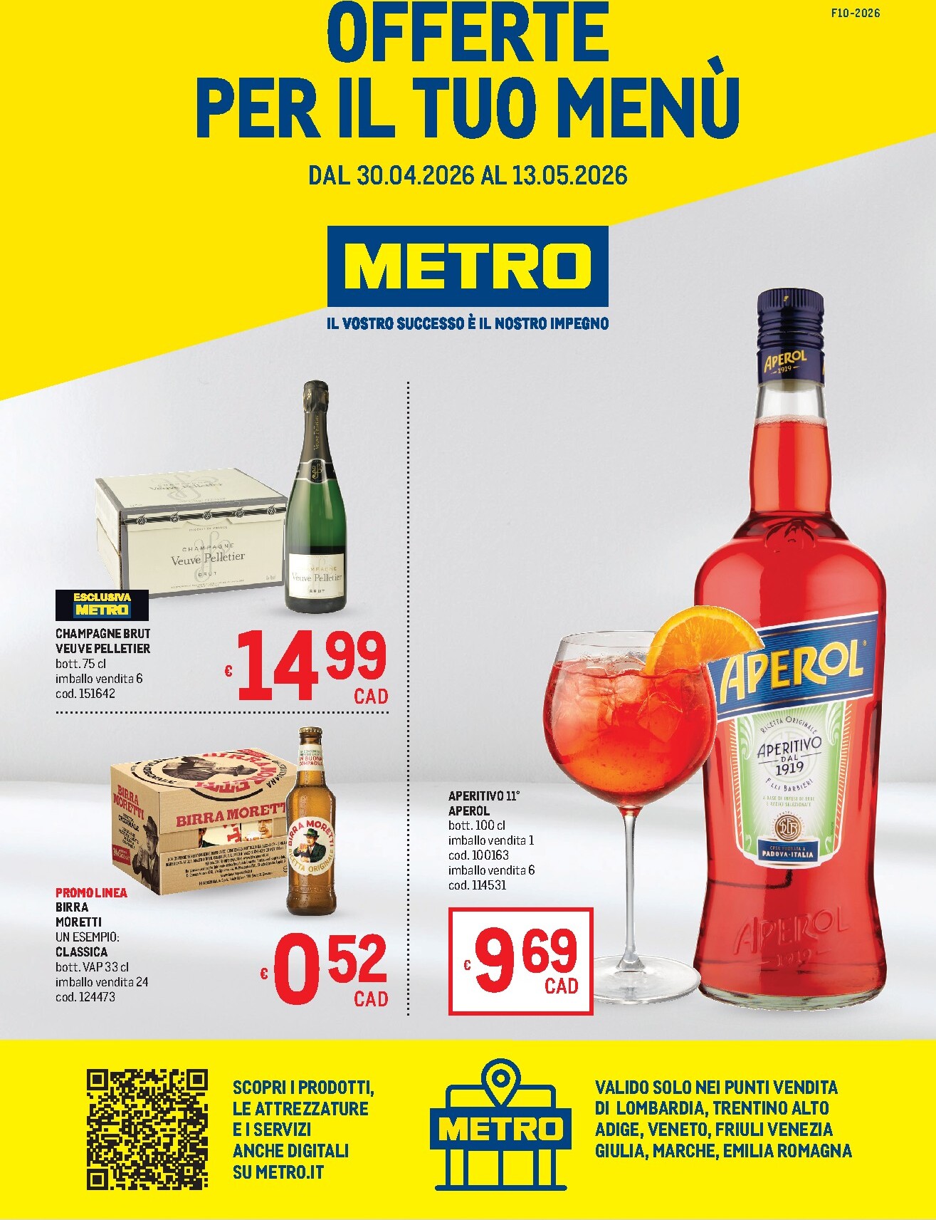 metro - Volantino attuale di Metro valido dal giovedì 30/04/2026 al mercoledì 13/05/2026