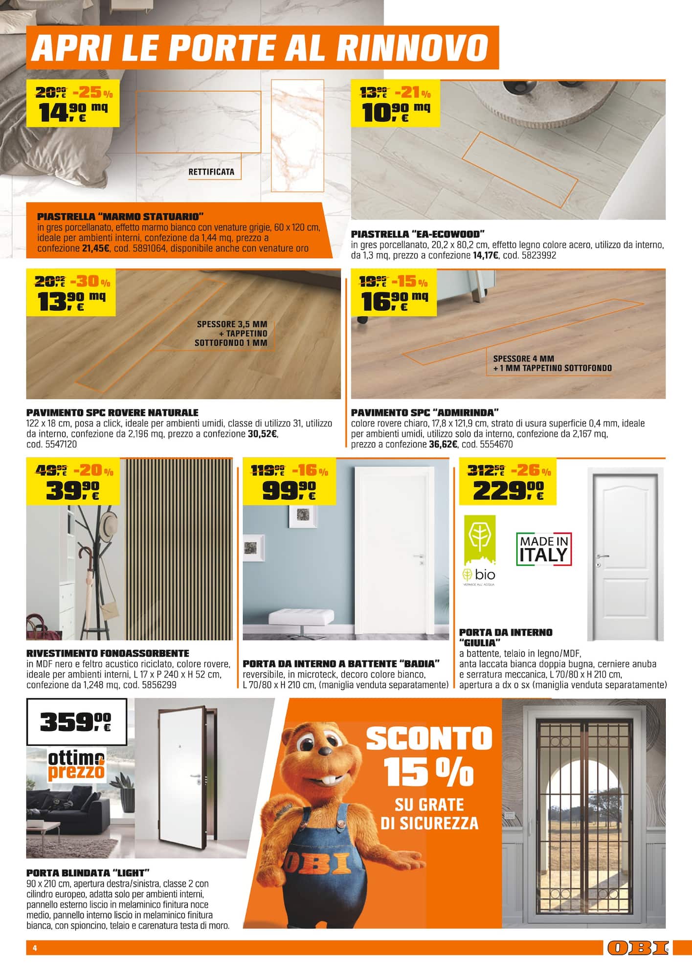 obi - Volantino Obi - Power Days valido dal 16/10 al 02/11 - page: 4