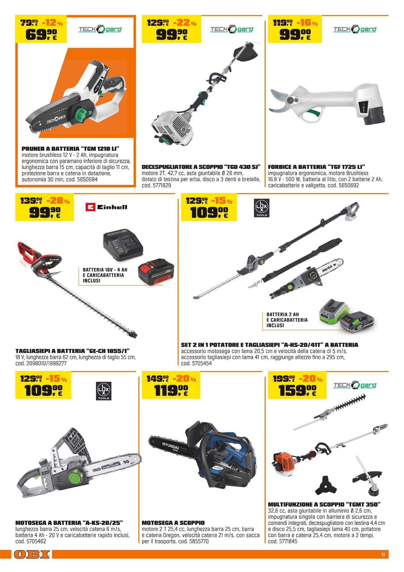 obi - Volantino Obi - Power Days valido dal 16/10 al 02/11 - page: 11