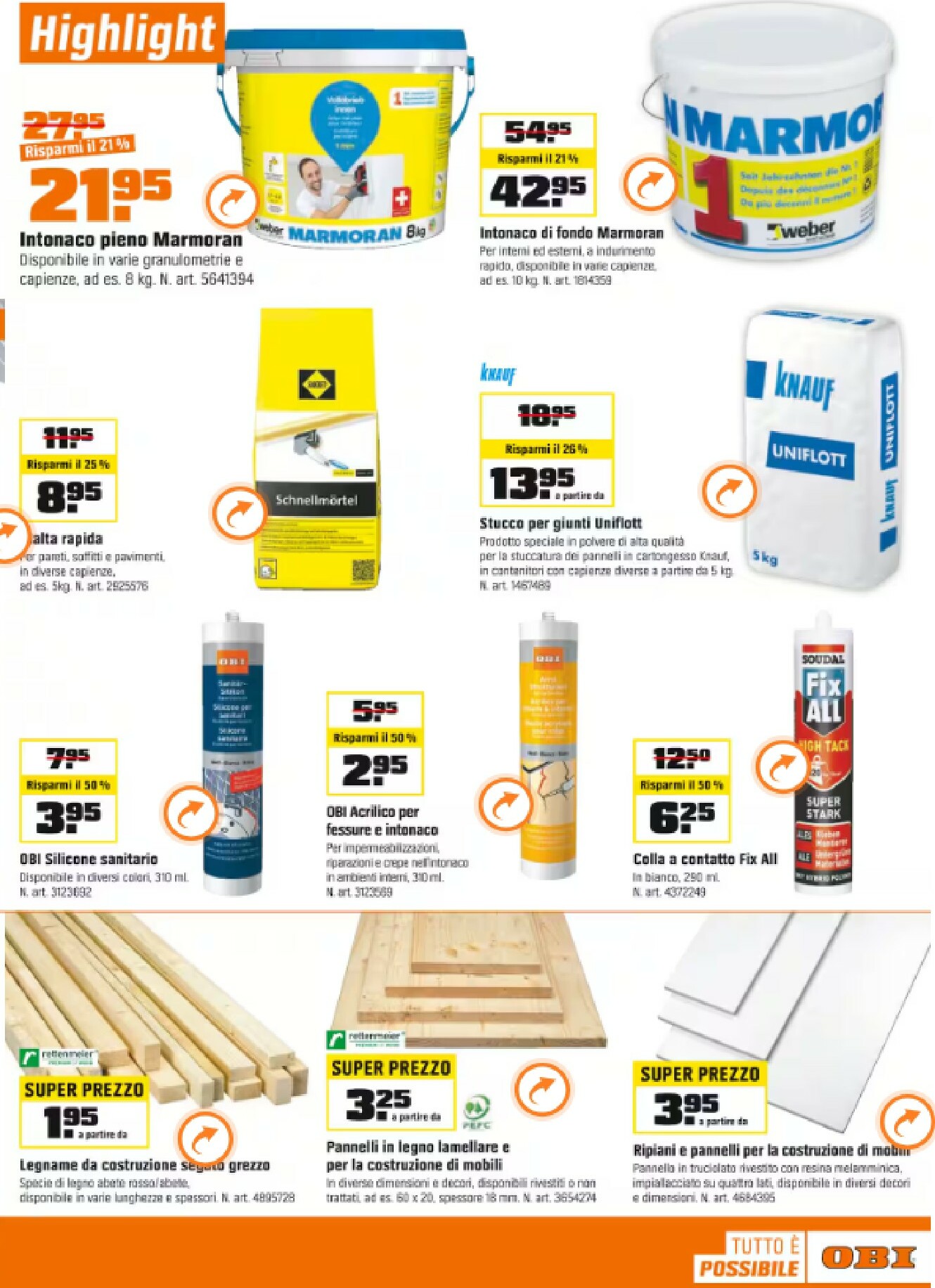 obi - Volantino Obi valido dal 20/10 al 08/11 - page: 11