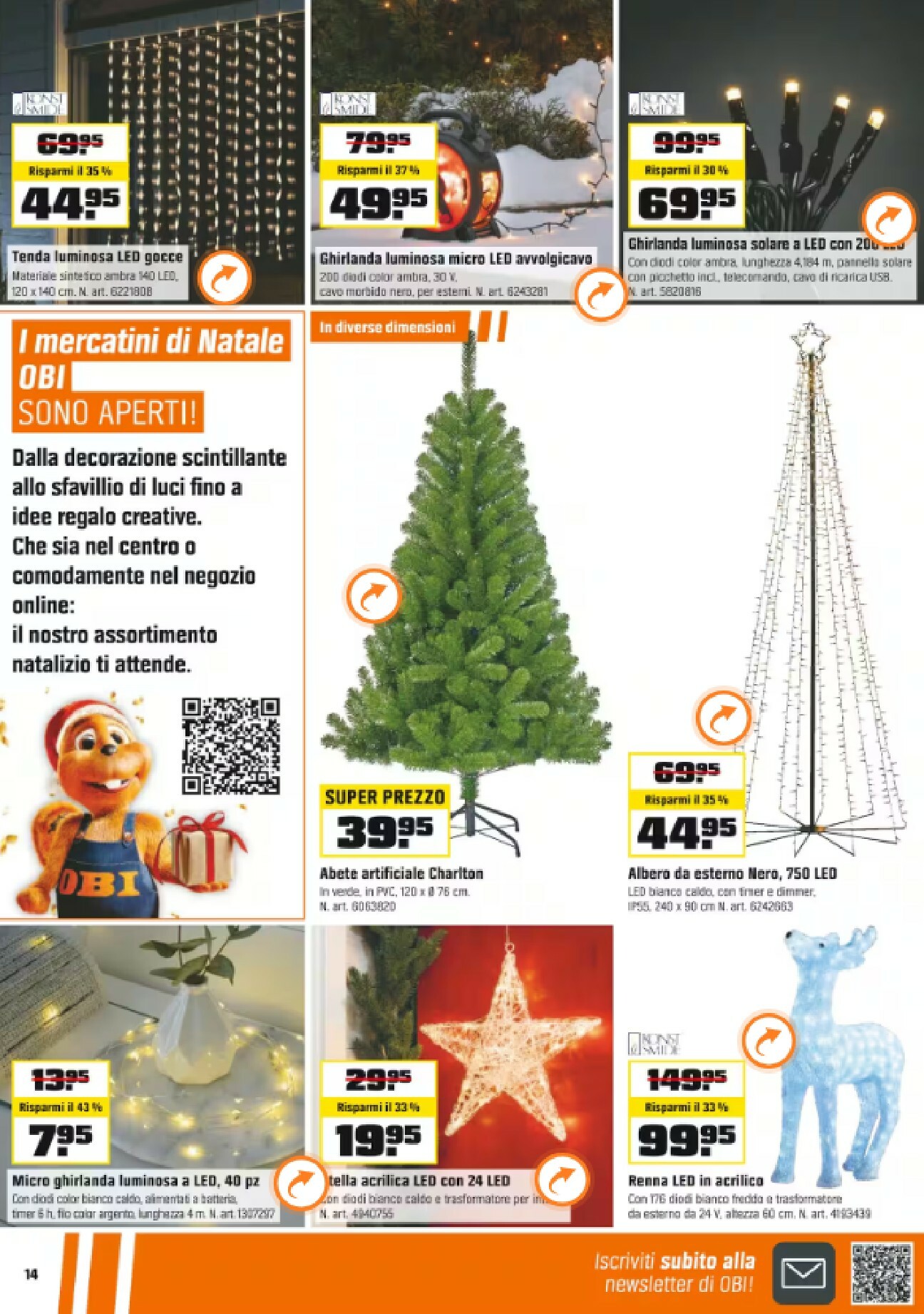 obi - Volantino Obi valido dal 20/10 al 08/11 - page: 14