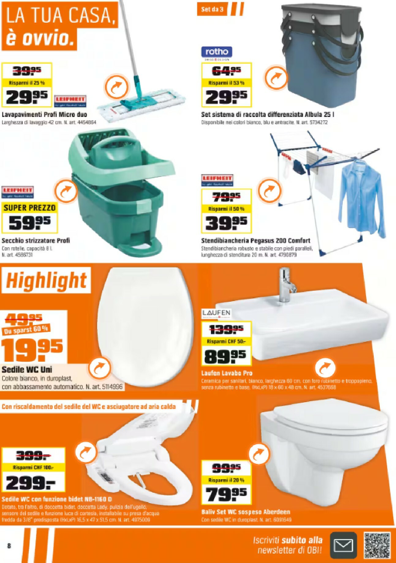 obi - Volantino Obi valido dal 20/10 al 08/11 - page: 8