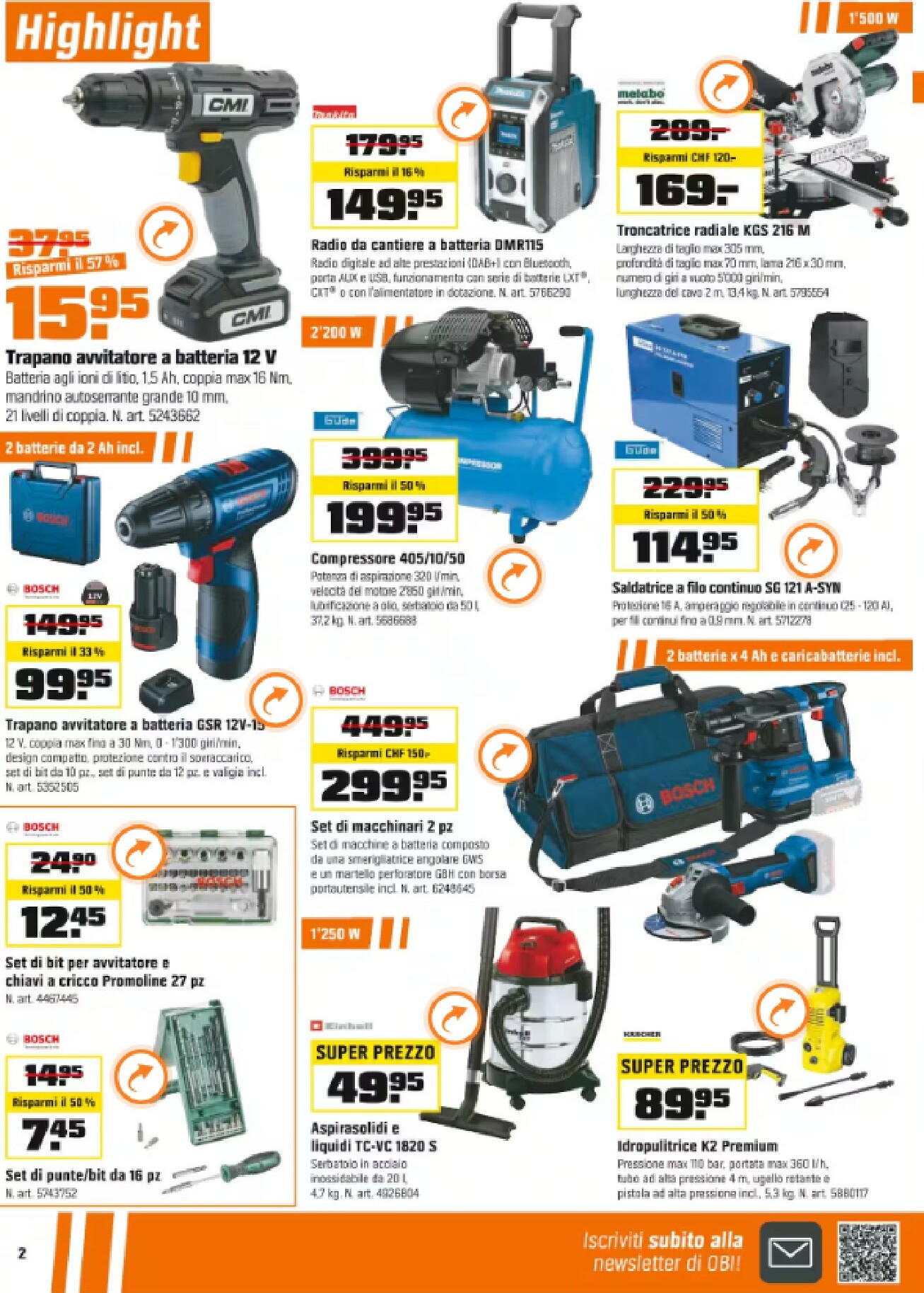 obi - Volantino Obi valido dal 20/10 al 08/11 - page: 2