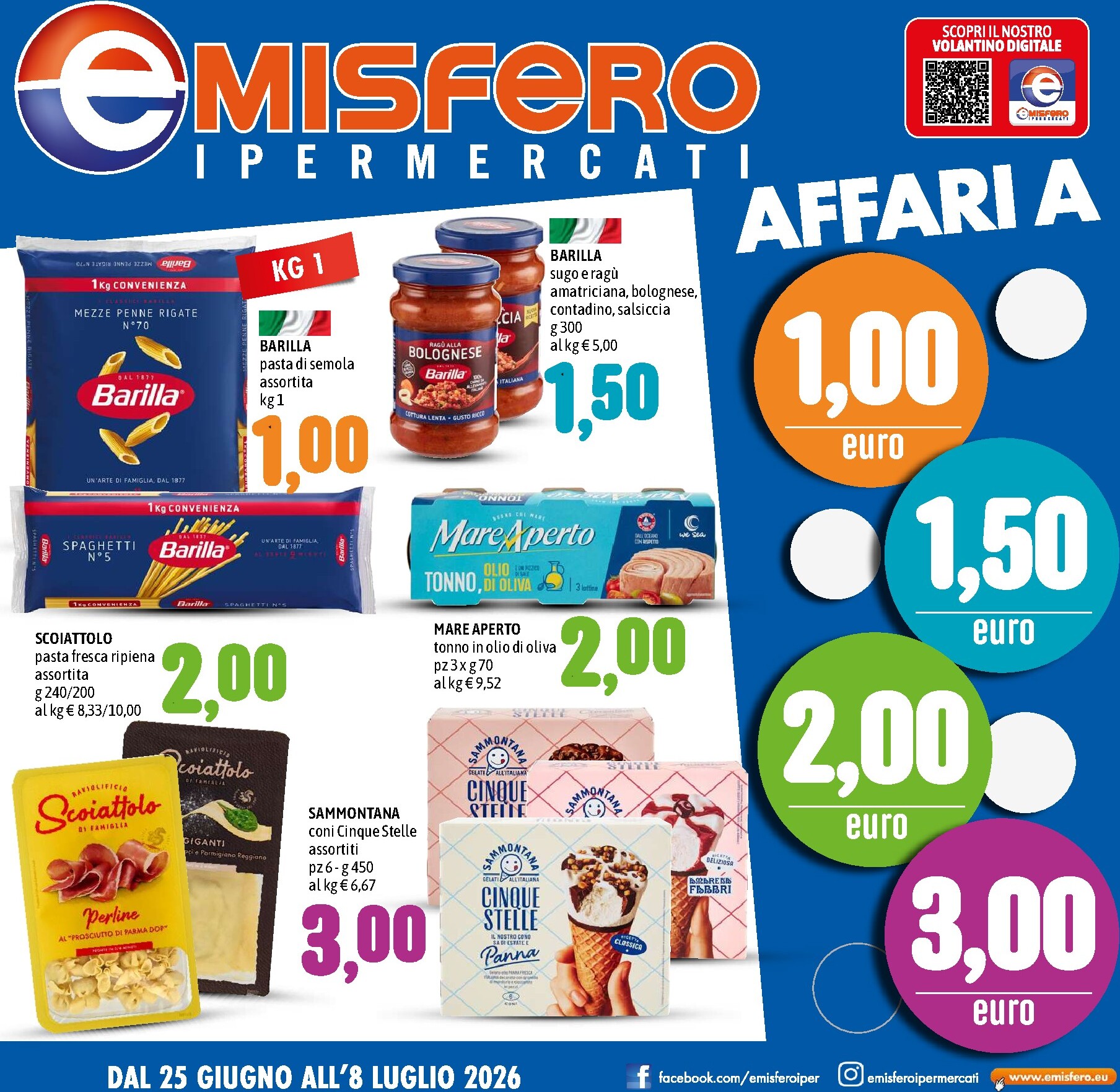 emisfero - Volantino attuale di Emisfero valido dal giovedì 25/06/2026 al mercoledì 08/07/2026