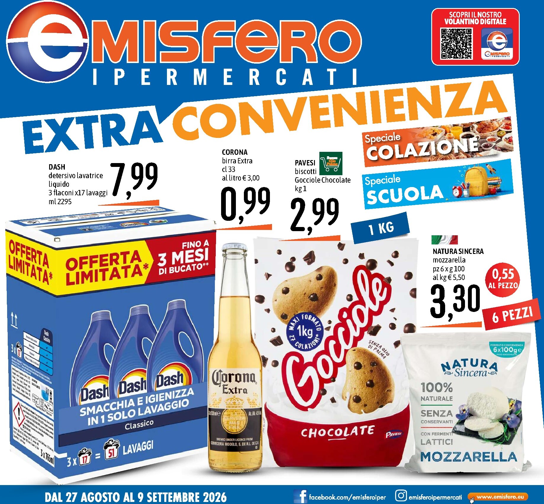 emisfero - Volantino attuale di Emisfero valido dal giovedì 27/08/2026 al mercoledì 09/09/2026