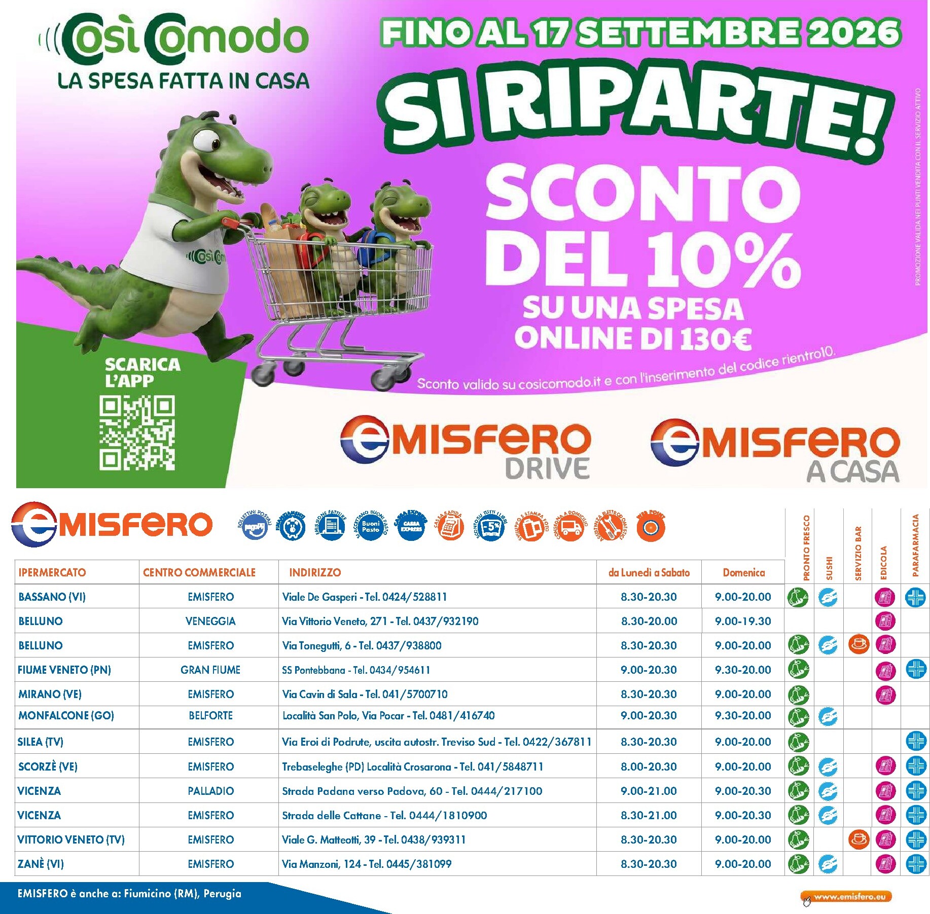 emisfero - Volantino attuale di Emisfero valido dal giovedì 10/09/2026 al mercoledì 23/09/2026 - page: 40