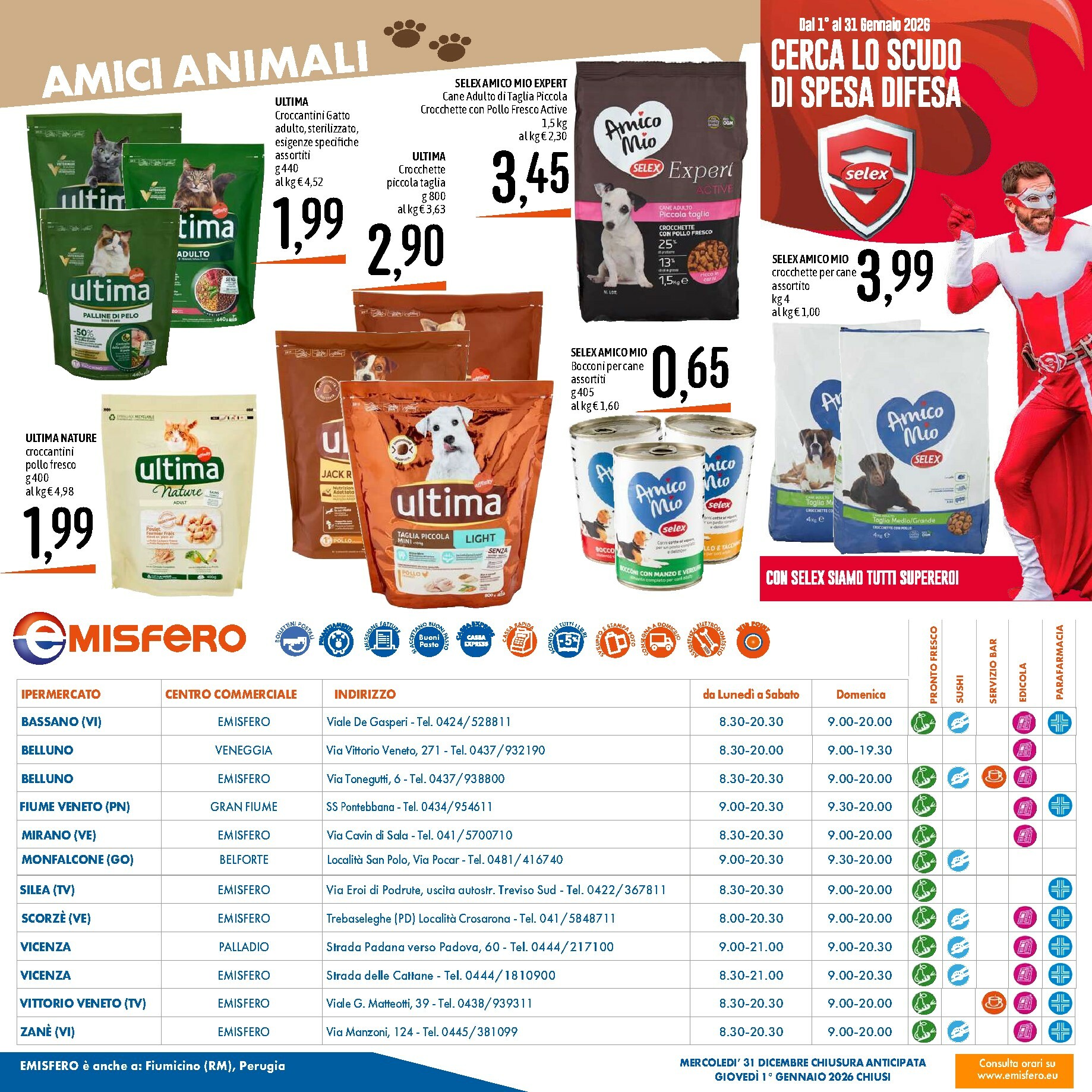 emisfero - Volantino Emisfero valido dal 28/12 al 07/01 - page: 32