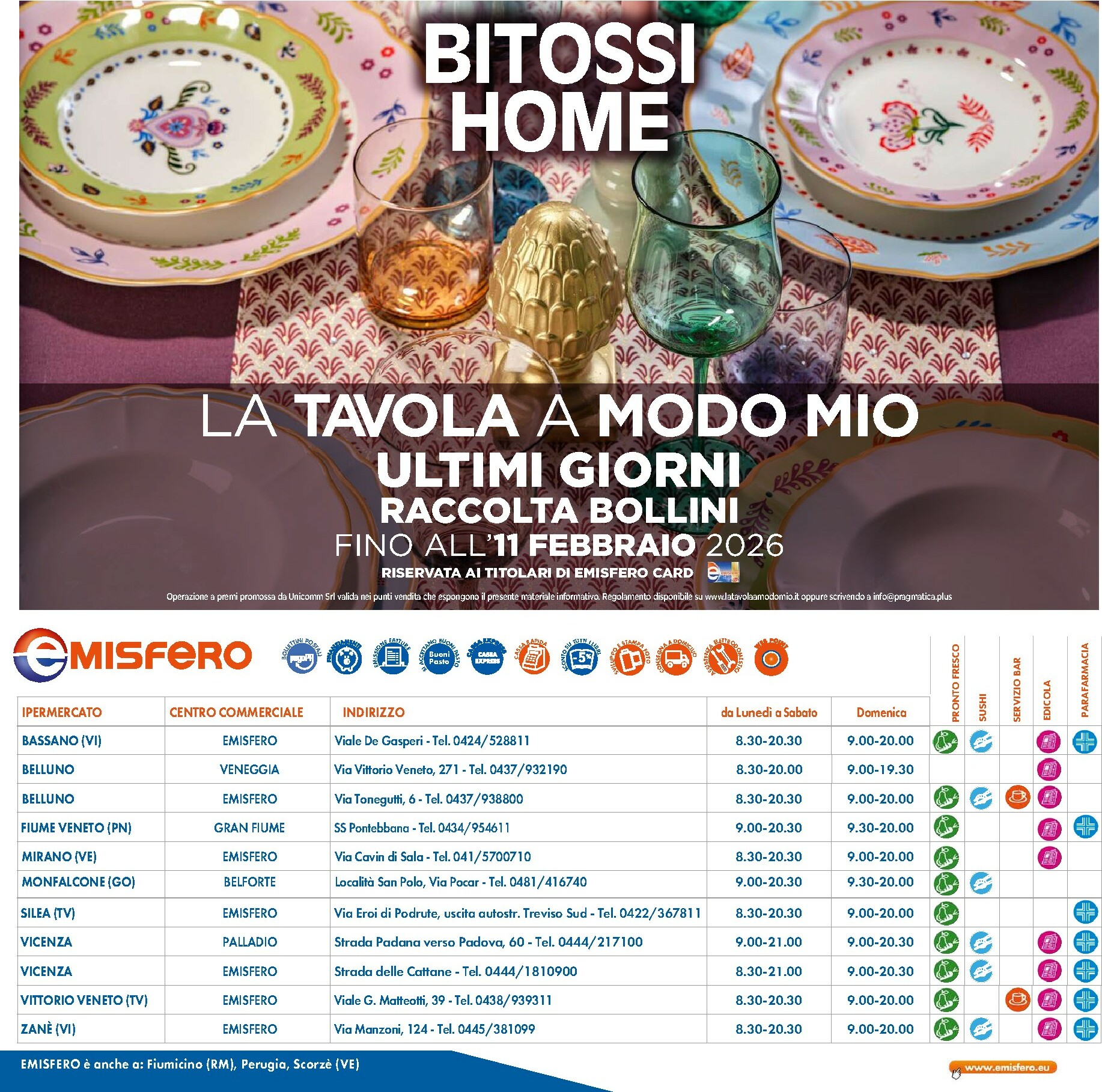 emisfero - Volantino Emisfero valido dal 22/01 al 01/02 - page: 32