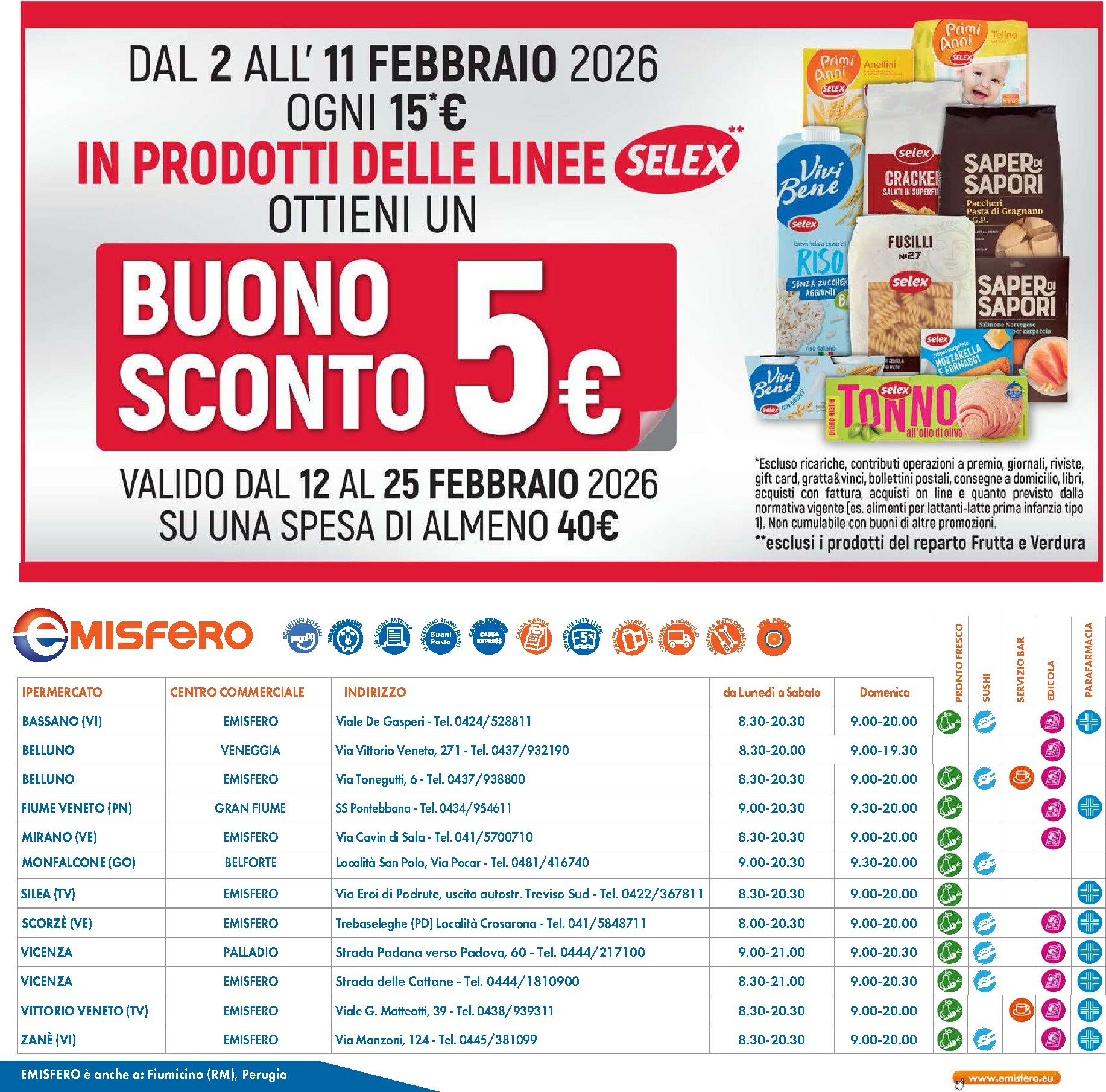emisfero - Volantino Emisfero valido dal 02/02/2026 al 11/02/2026 - page: 40