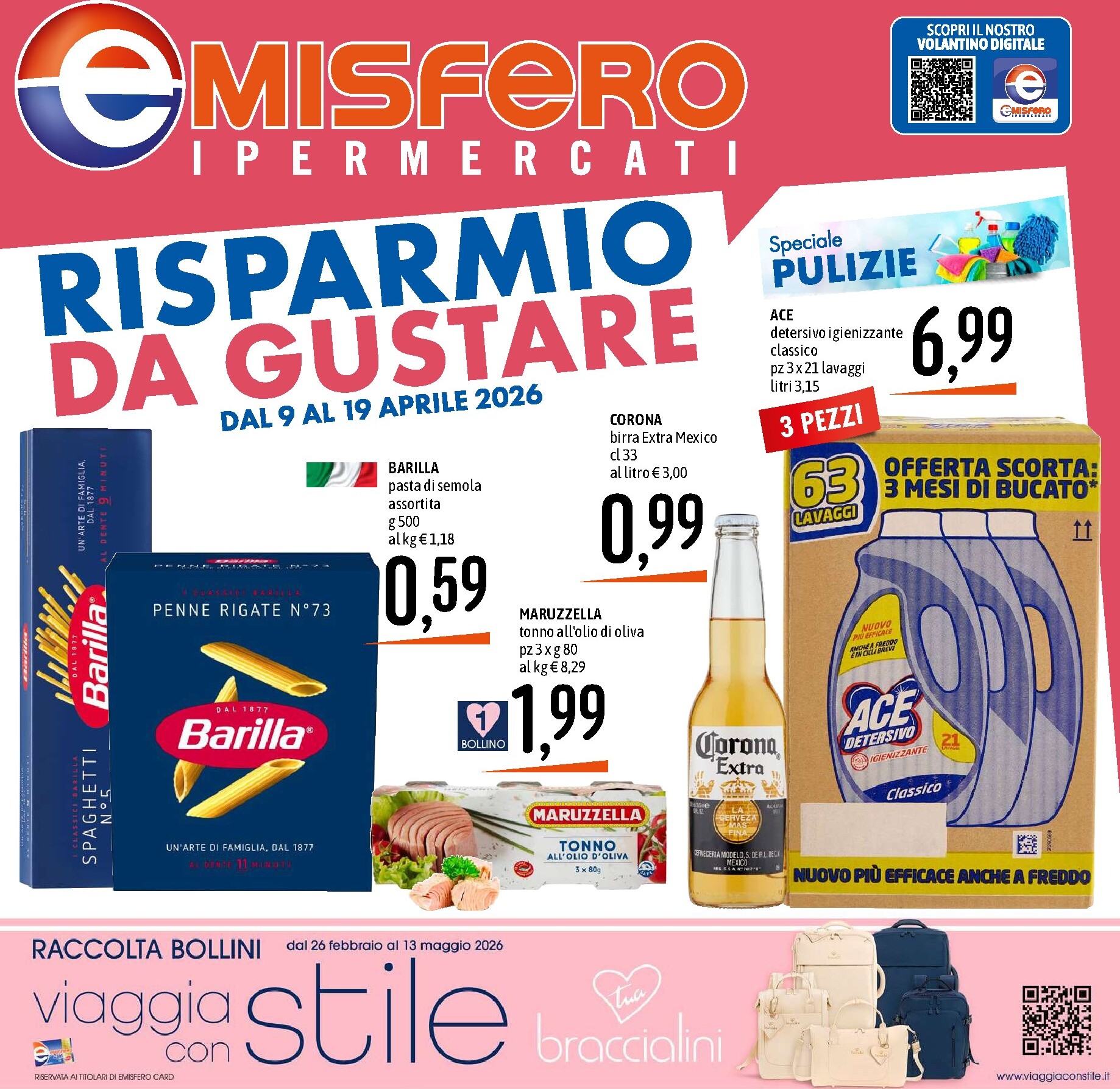 emisfero - Volantino attuale di Emisfero valido dal giovedì 09/04/2026 al domenica 19/04/2026 - page: 1