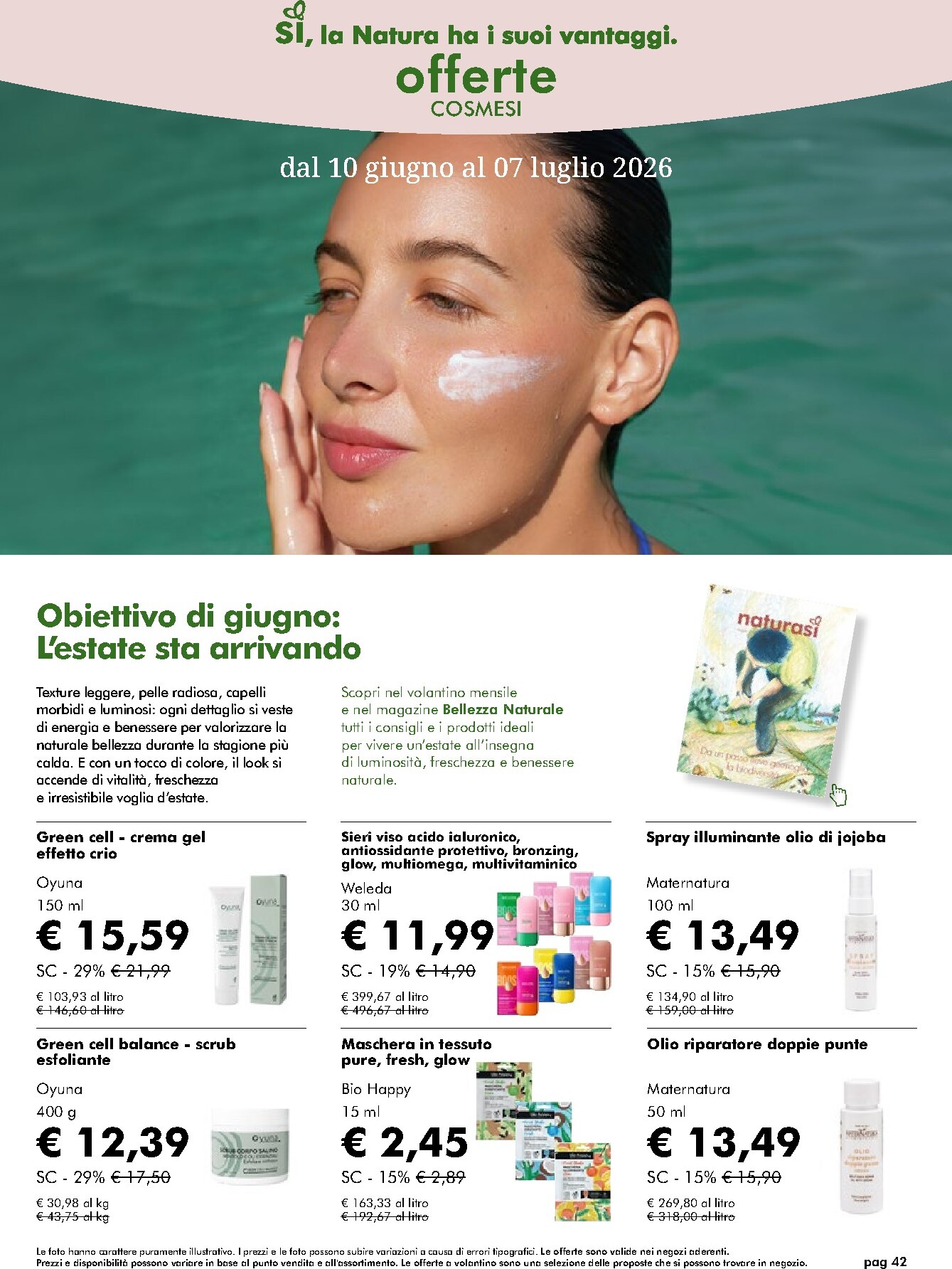 naturasi - Volantino attuale di NaturaSì valido dal mercoledì 10/06/2026 al martedì 07/07/2026 - page: 42