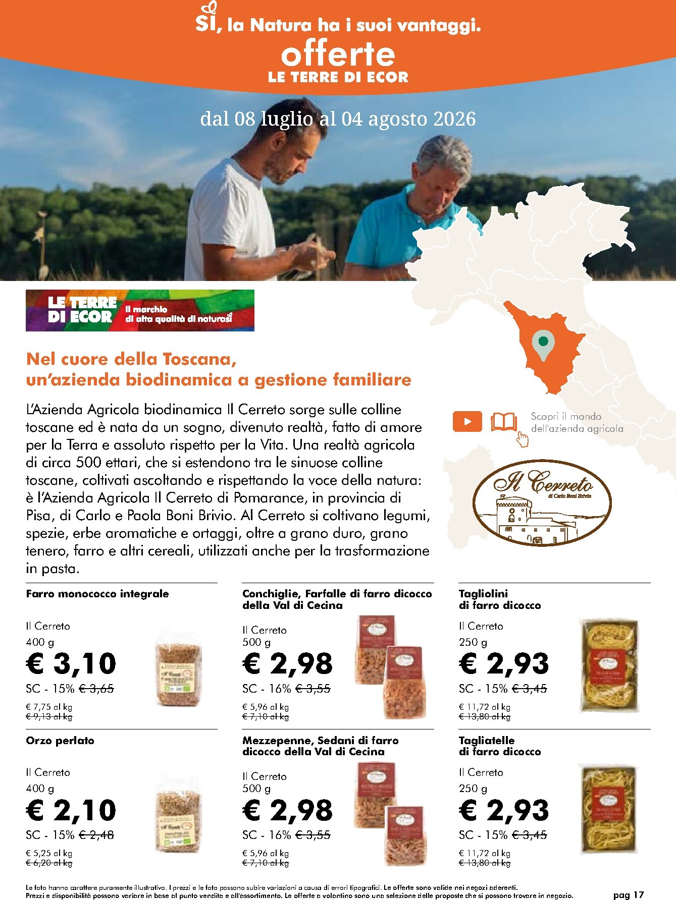 naturasi - Volantino attuale di NaturaSì valido dal mercoledì 08/07/2026 al martedì 04/08/2026 - page: 17