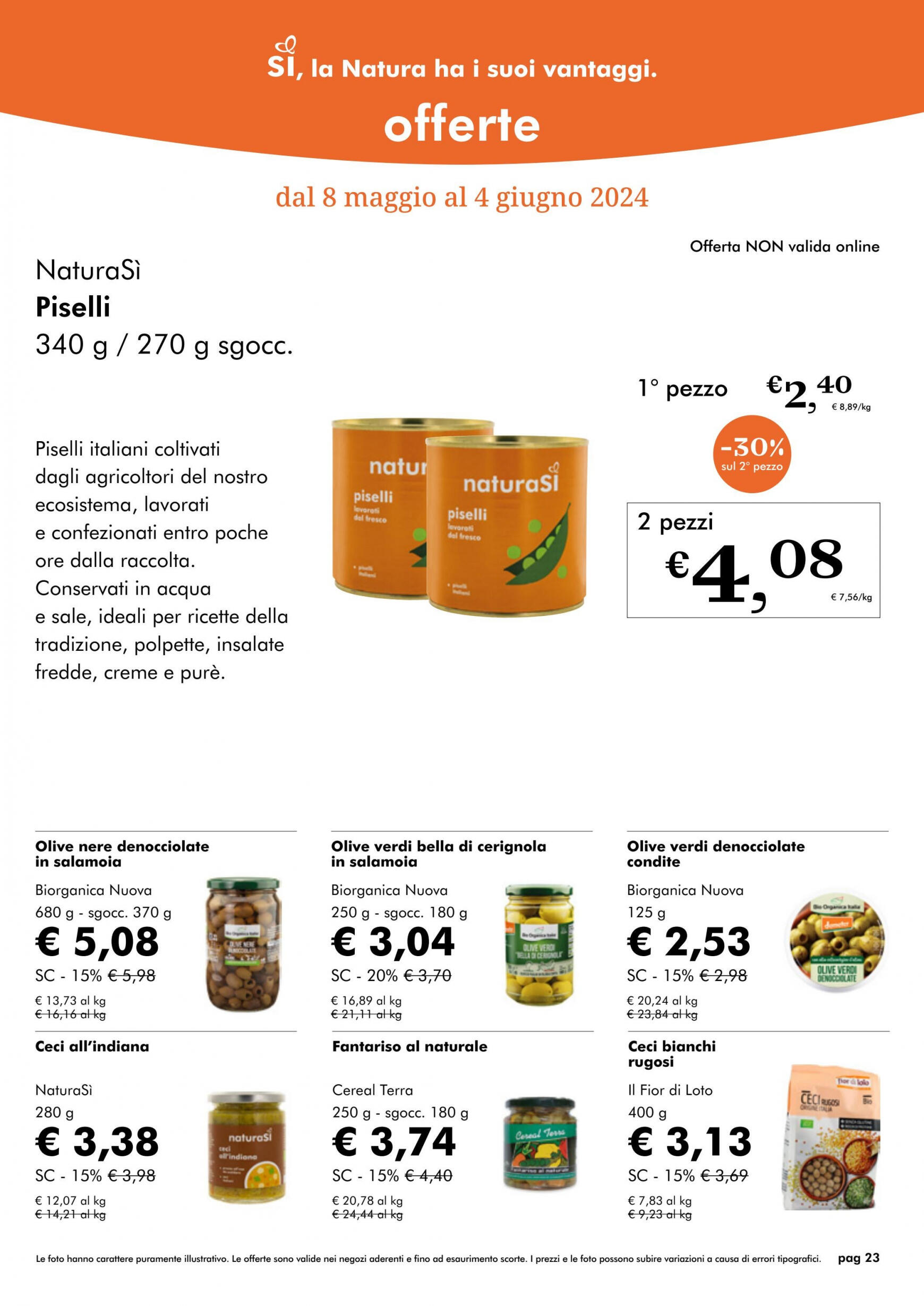 naturasi - Nuovo volantino NaturaSì 08.05. - 04.06. - page: 23 naturasi - Nuovo volantino NaturaSì 08.05. - 04.06. - page: 23