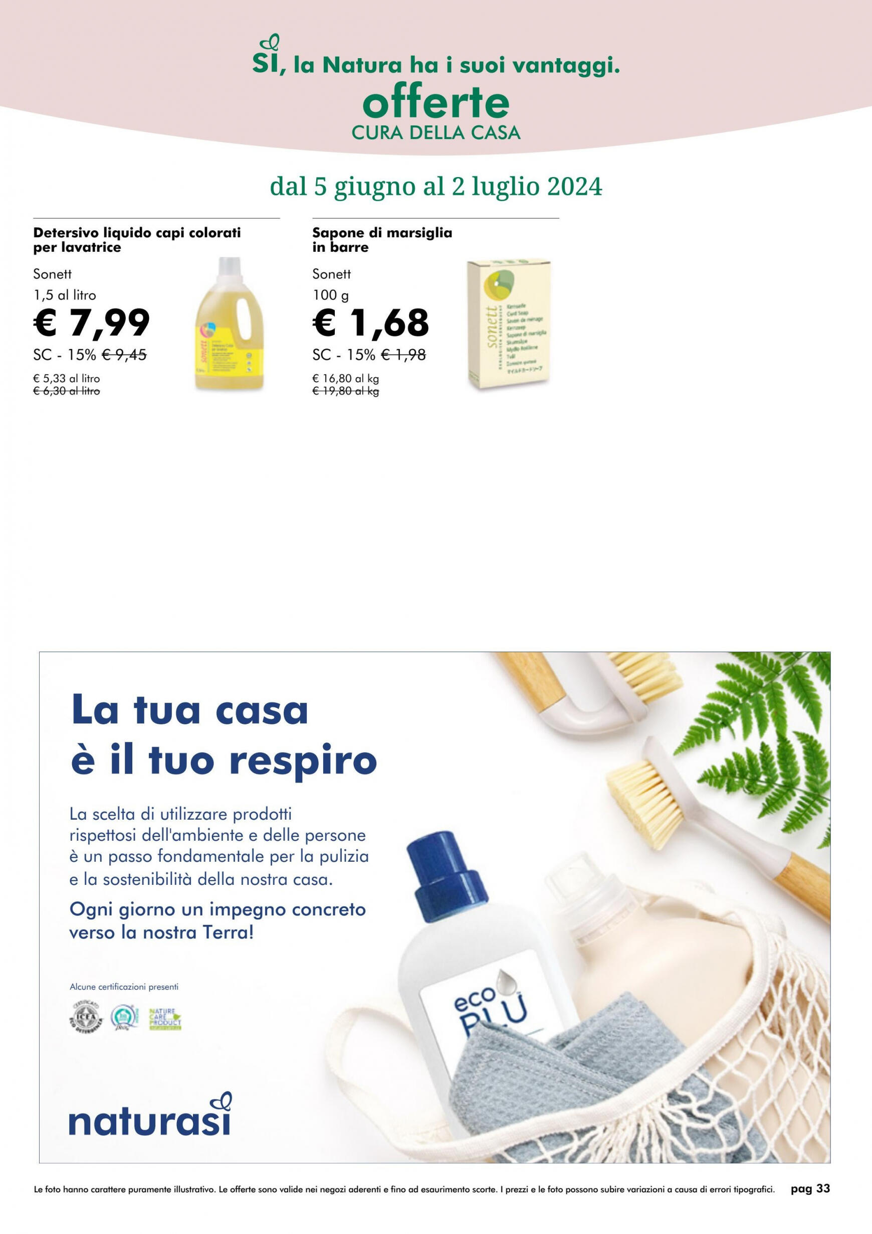 naturasi - Nuovo volantino NaturaSì 01.06. - 30.06. - page: 33