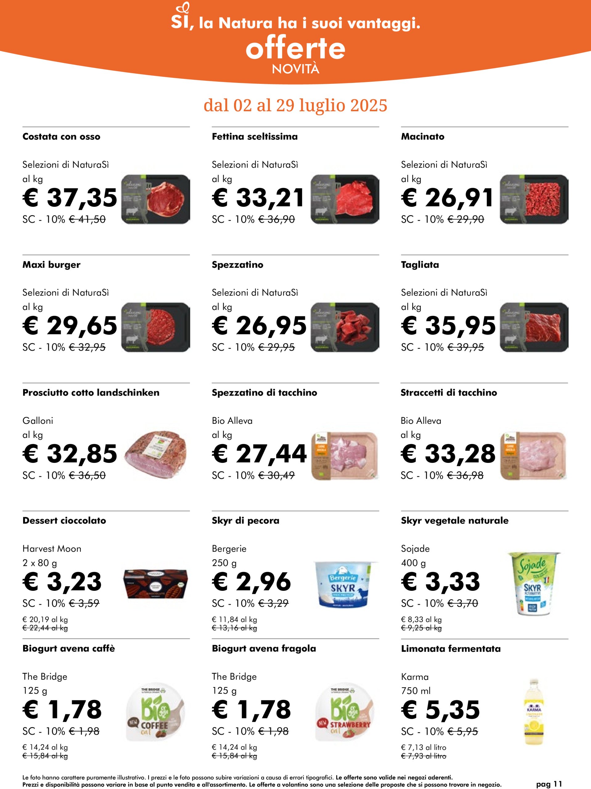 naturasi - Volantino NaturaSì valido dal 02/07 al 29/07 - page: 11