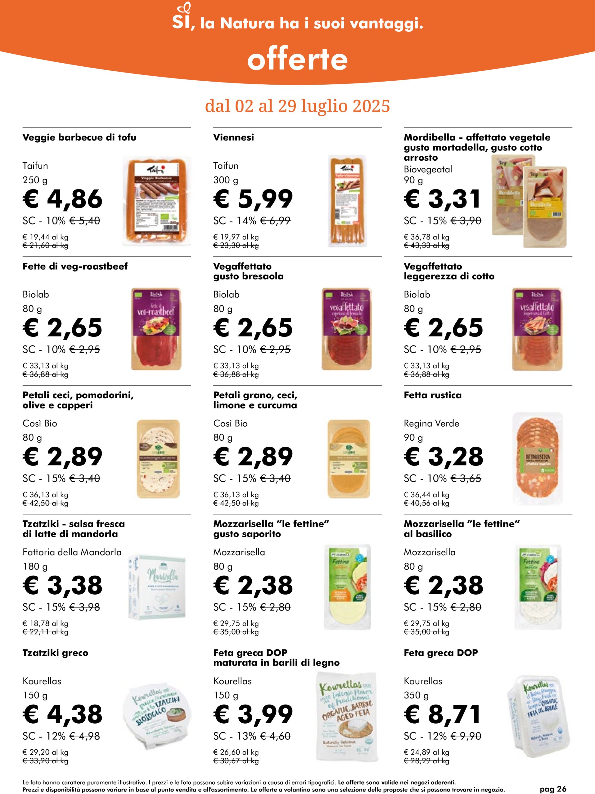 naturasi - Volantino NaturaSì valido dal 02/07 al 29/07 - page: 26
