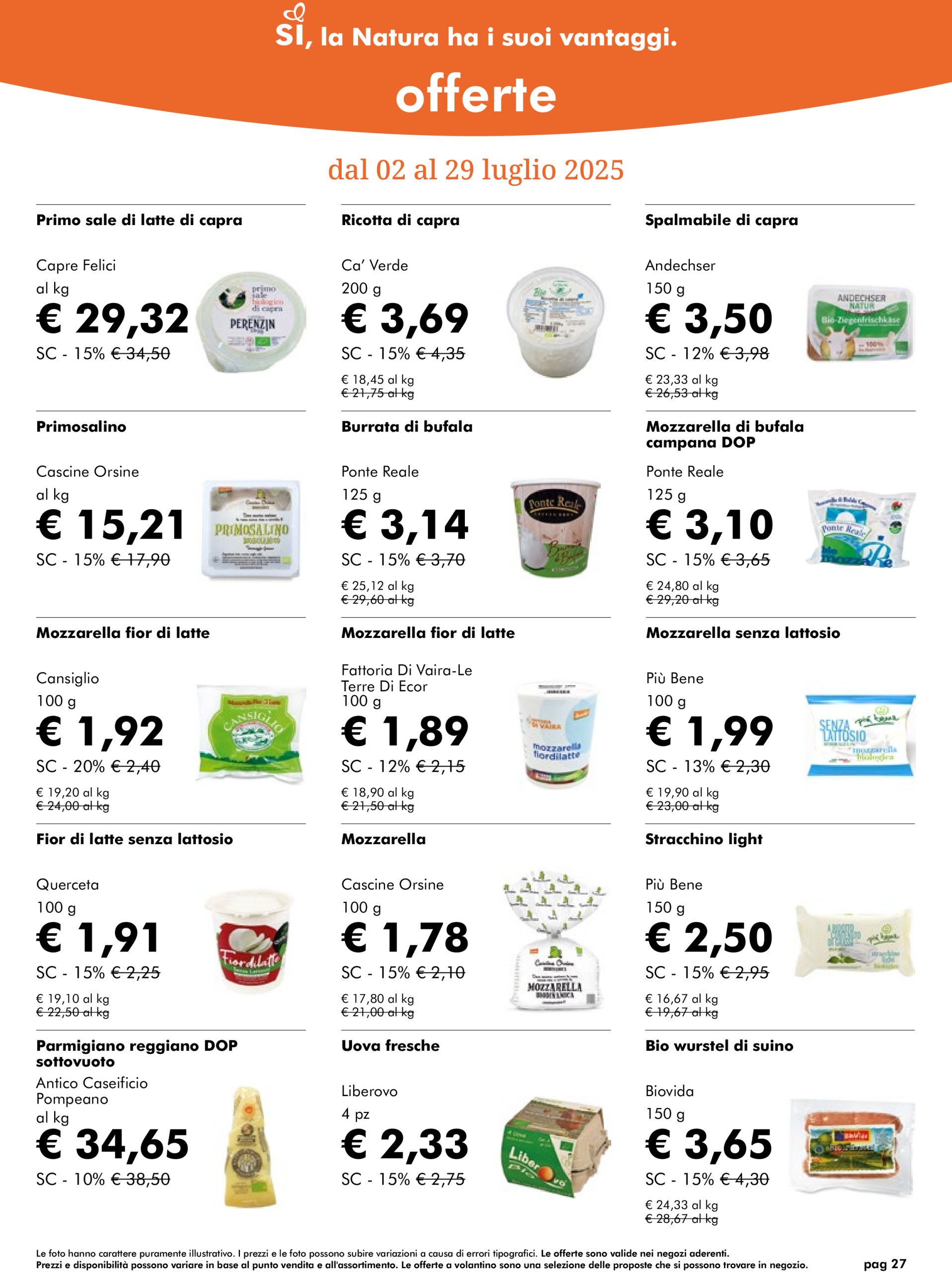 naturasi - Volantino NaturaSì valido dal 02/07 al 29/07 - page: 27