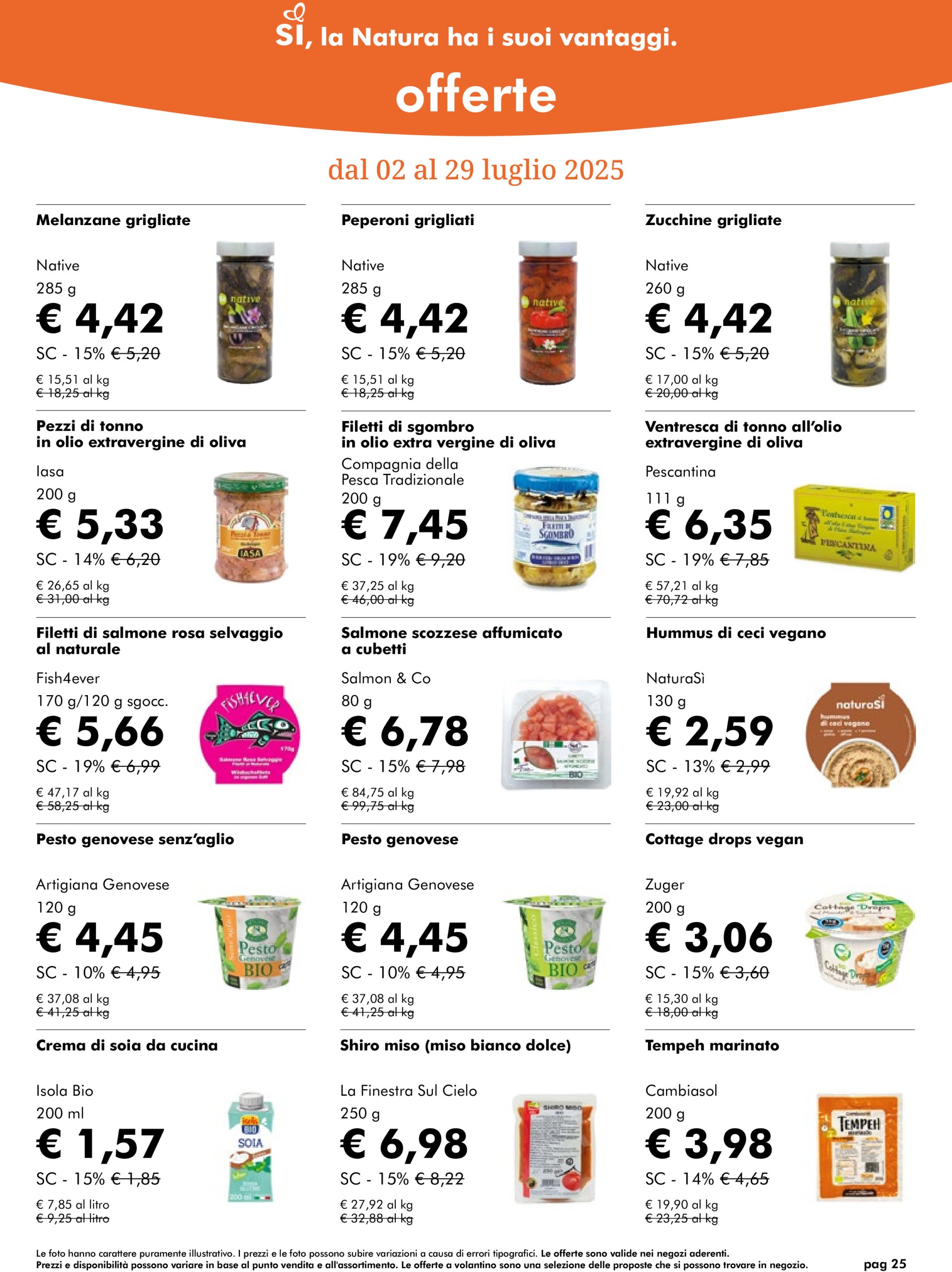 naturasi - Volantino NaturaSì valido dal 02/07 al 29/07 - page: 25