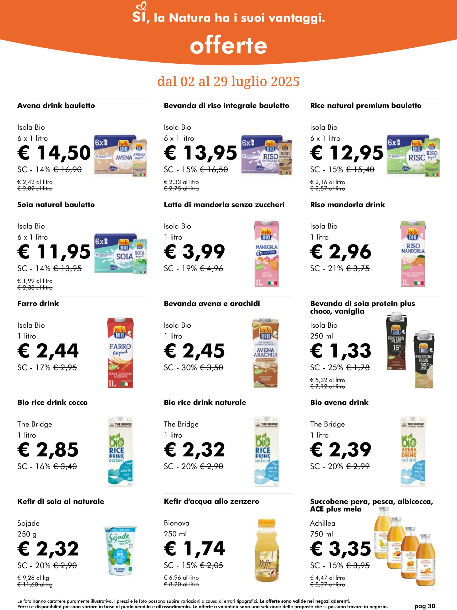 naturasi - Volantino NaturaSì valido dal 02/07 al 29/07 - page: 30