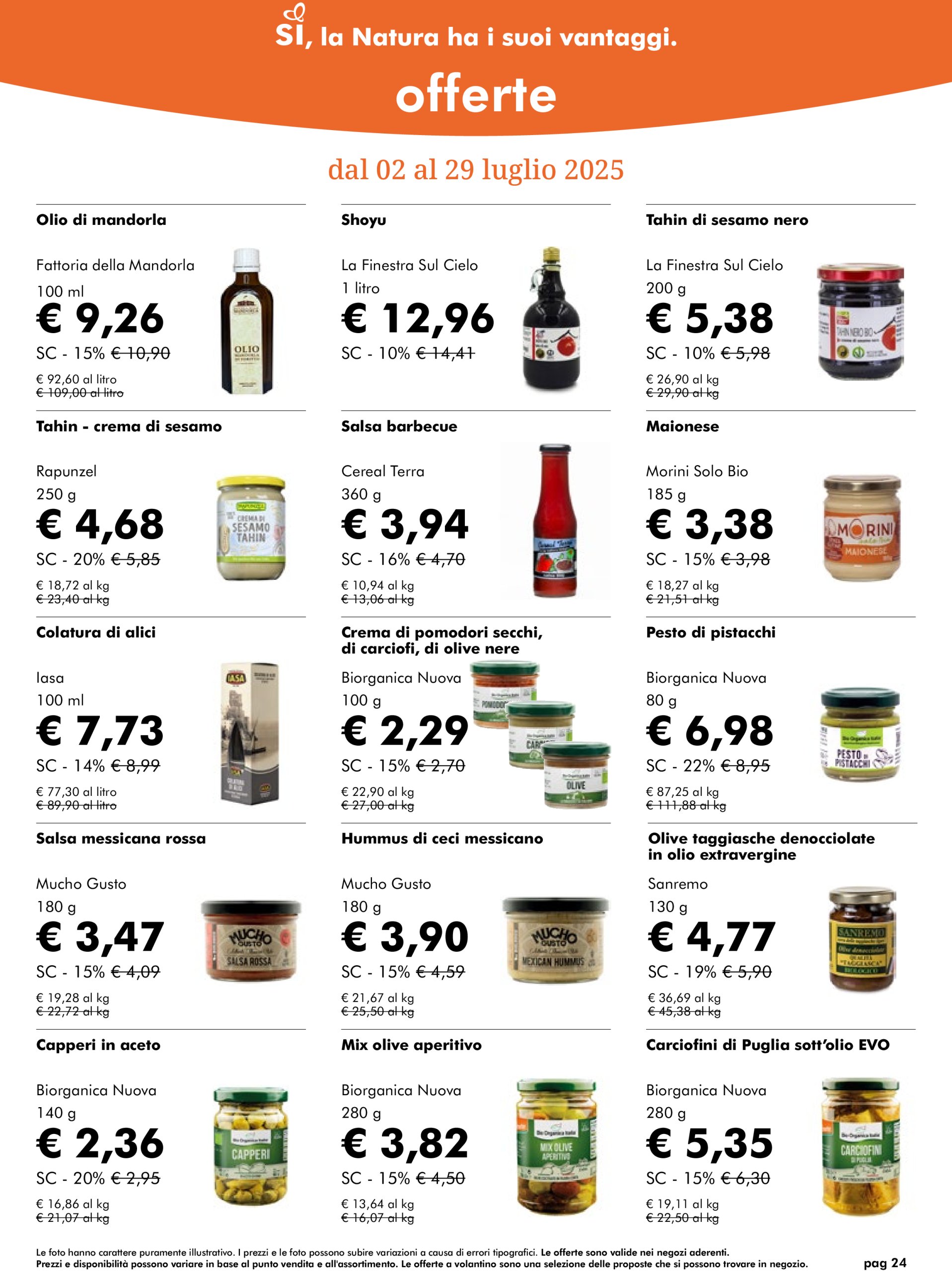 naturasi - Volantino NaturaSì valido dal 02/07 al 29/07 - page: 24