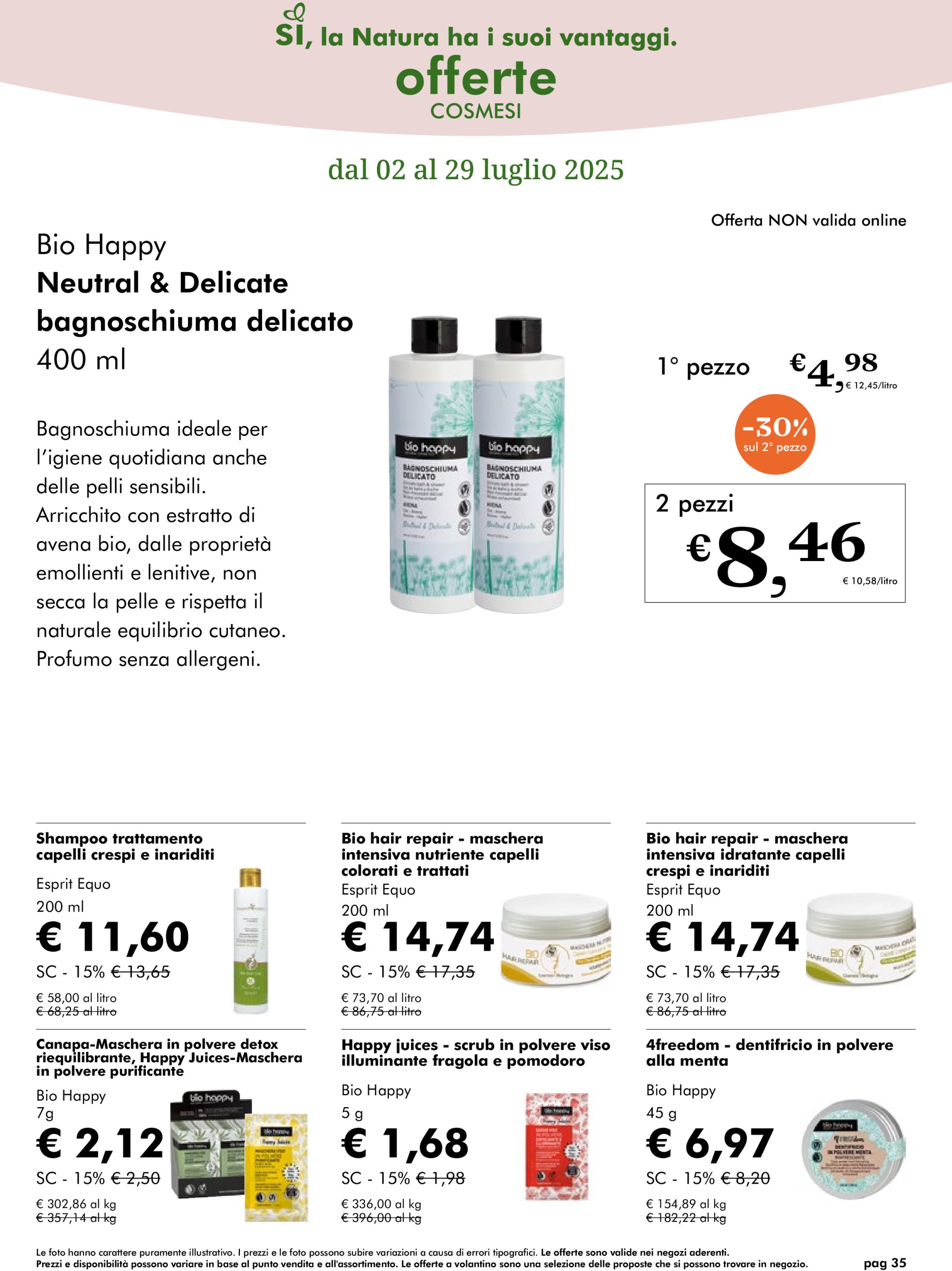 naturasi - Volantino NaturaSì valido dal 02/07 al 29/07 - page: 35