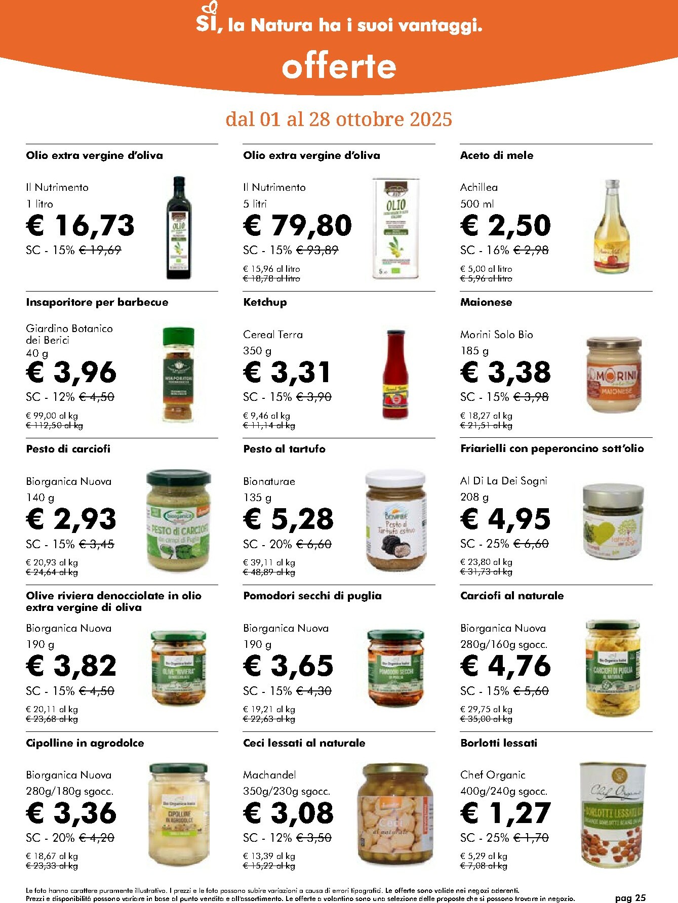 naturasi - Volantino NaturaSì valido dal 01/10 al 28/10 - page: 25