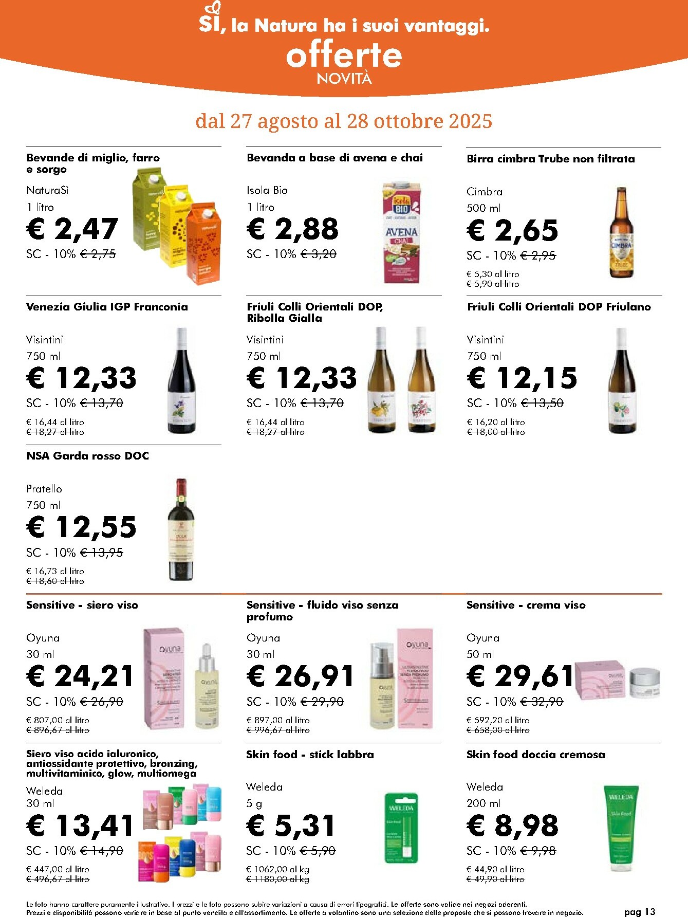 naturasi - Volantino NaturaSì valido dal 01/10 al 28/10 - page: 13
