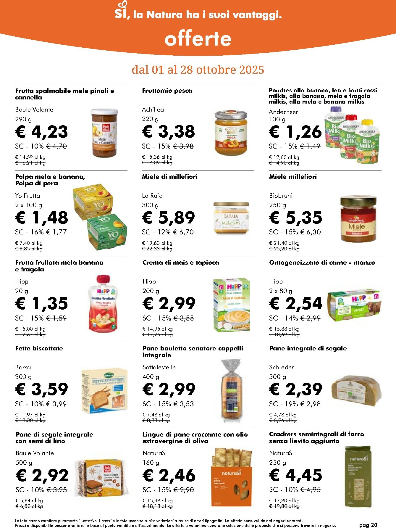 naturasi - Volantino NaturaSì valido dal 01/10 al 28/10 - page: 20