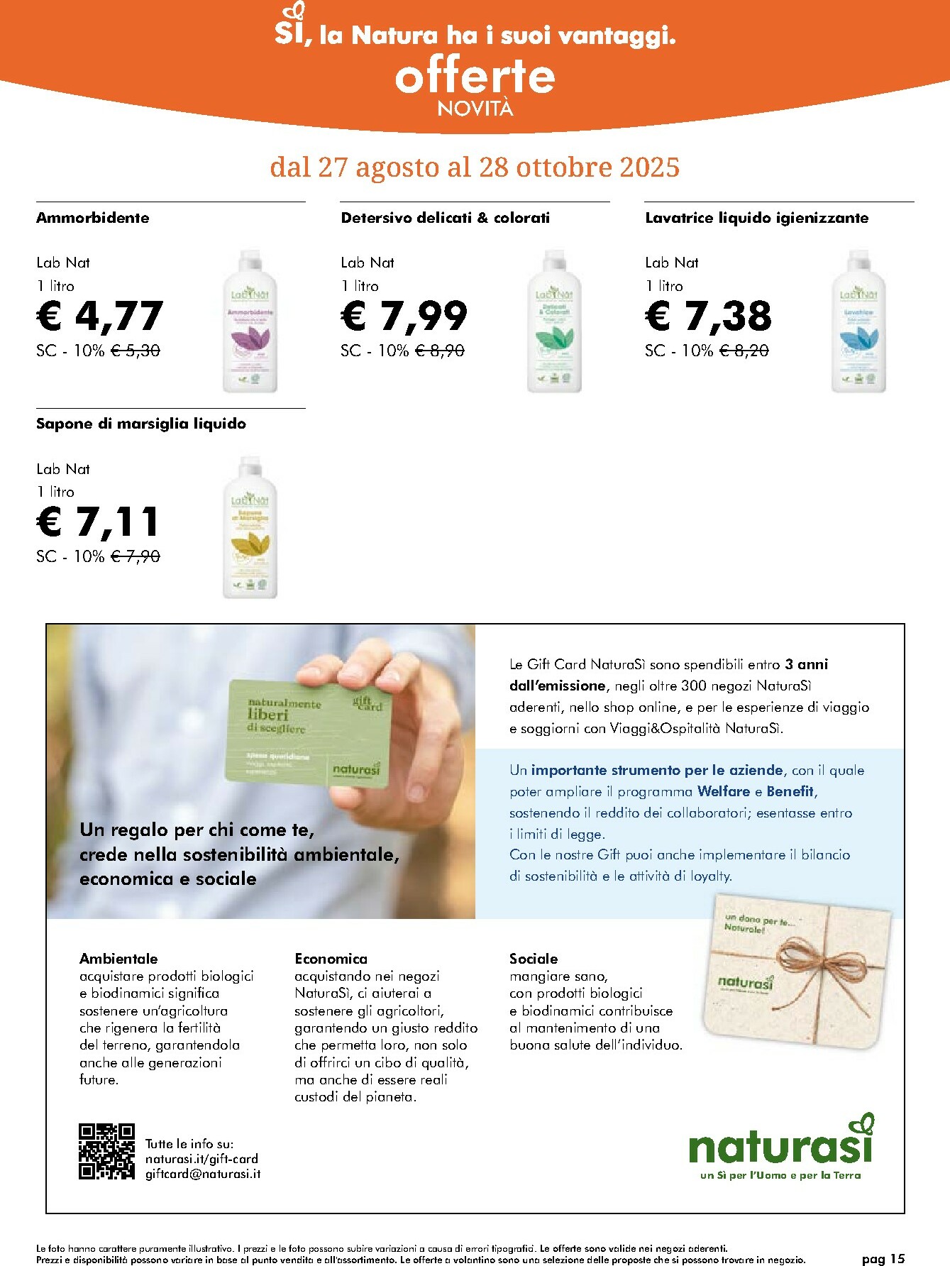 naturasi - Volantino NaturaSì valido dal 01/10 al 28/10 - page: 15