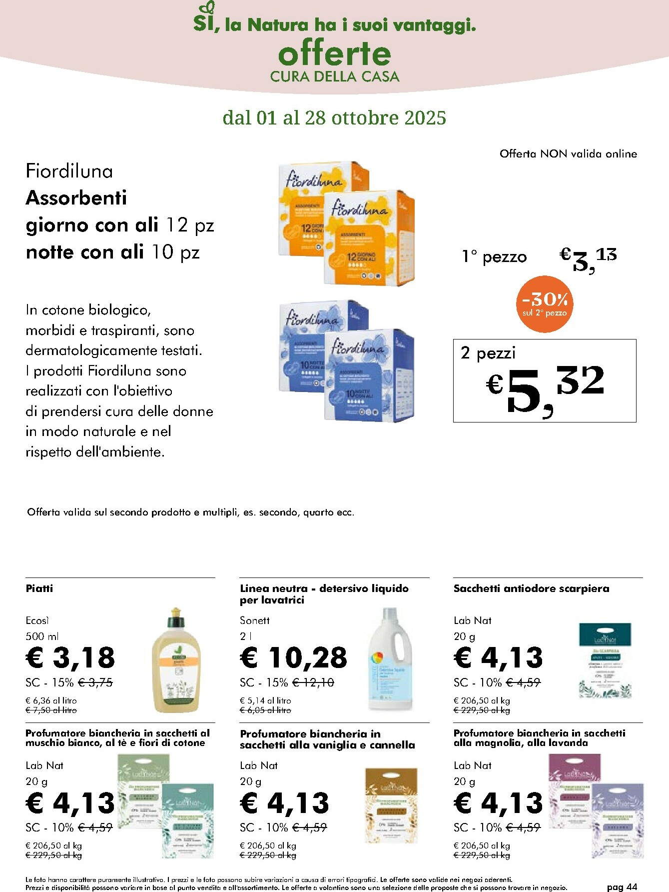 naturasi - Volantino NaturaSì valido dal 01/10 al 28/10 - page: 44