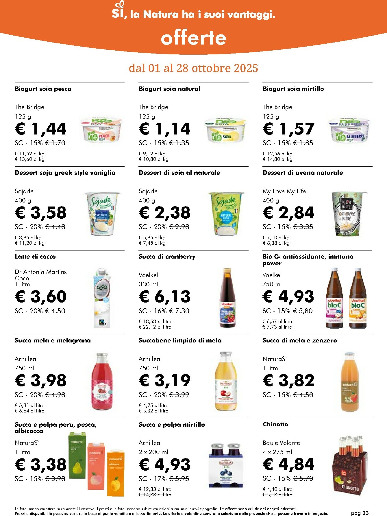 naturasi - Volantino NaturaSì valido dal 01/10 al 28/10 - page: 33