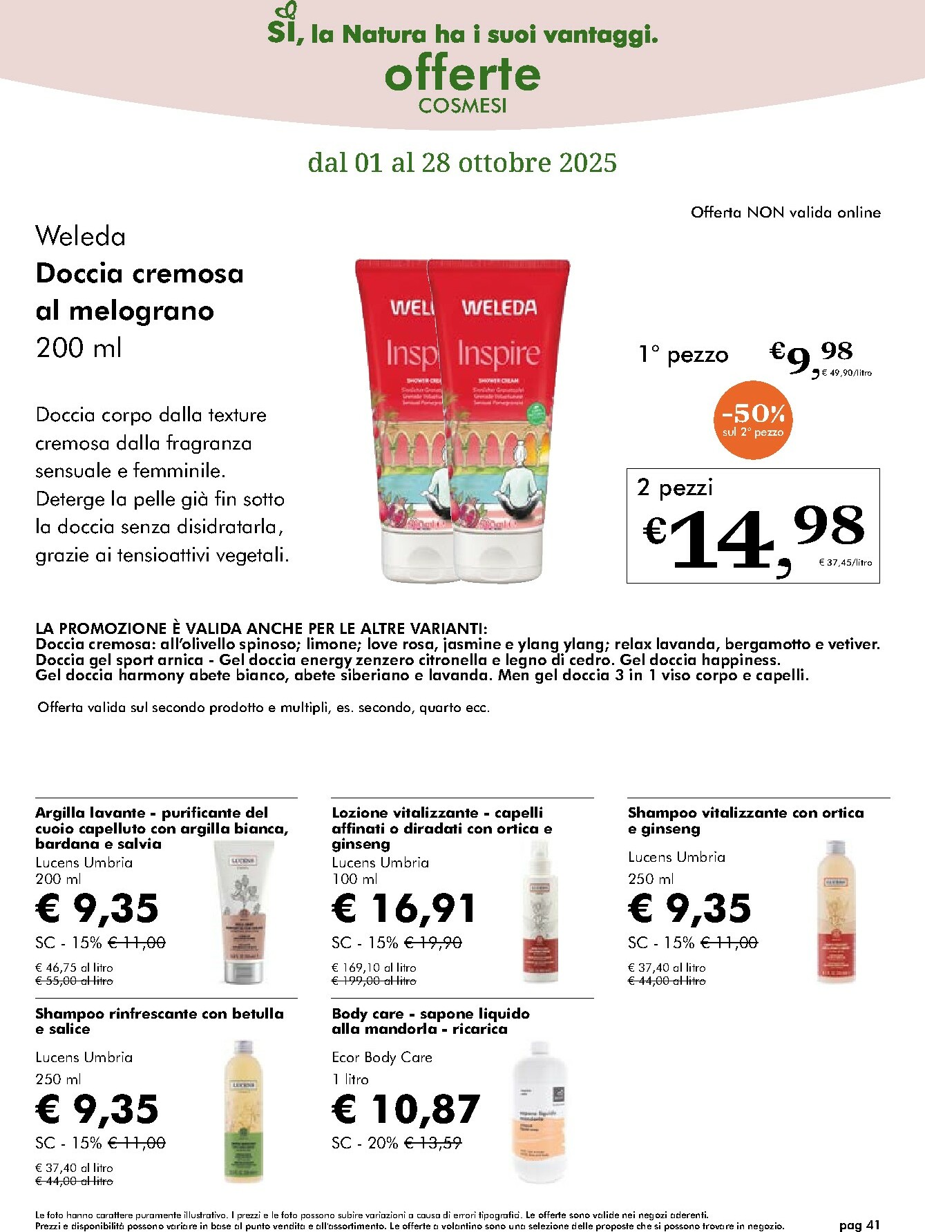 naturasi - Volantino NaturaSì valido dal 01/10 al 28/10 - page: 41