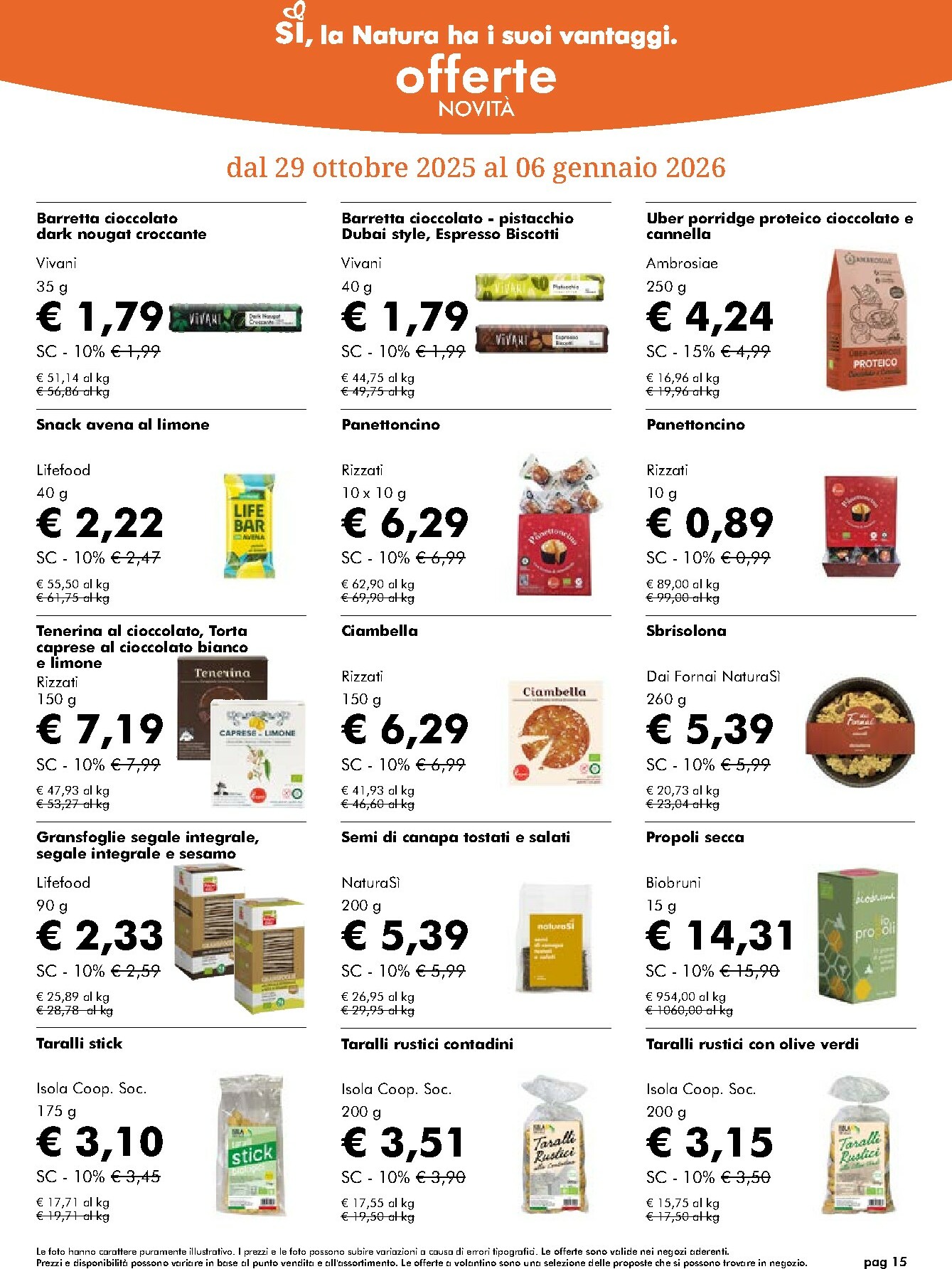naturasi - Volantino NaturaSì valido dal 29/10 al 02/12 - page: 11