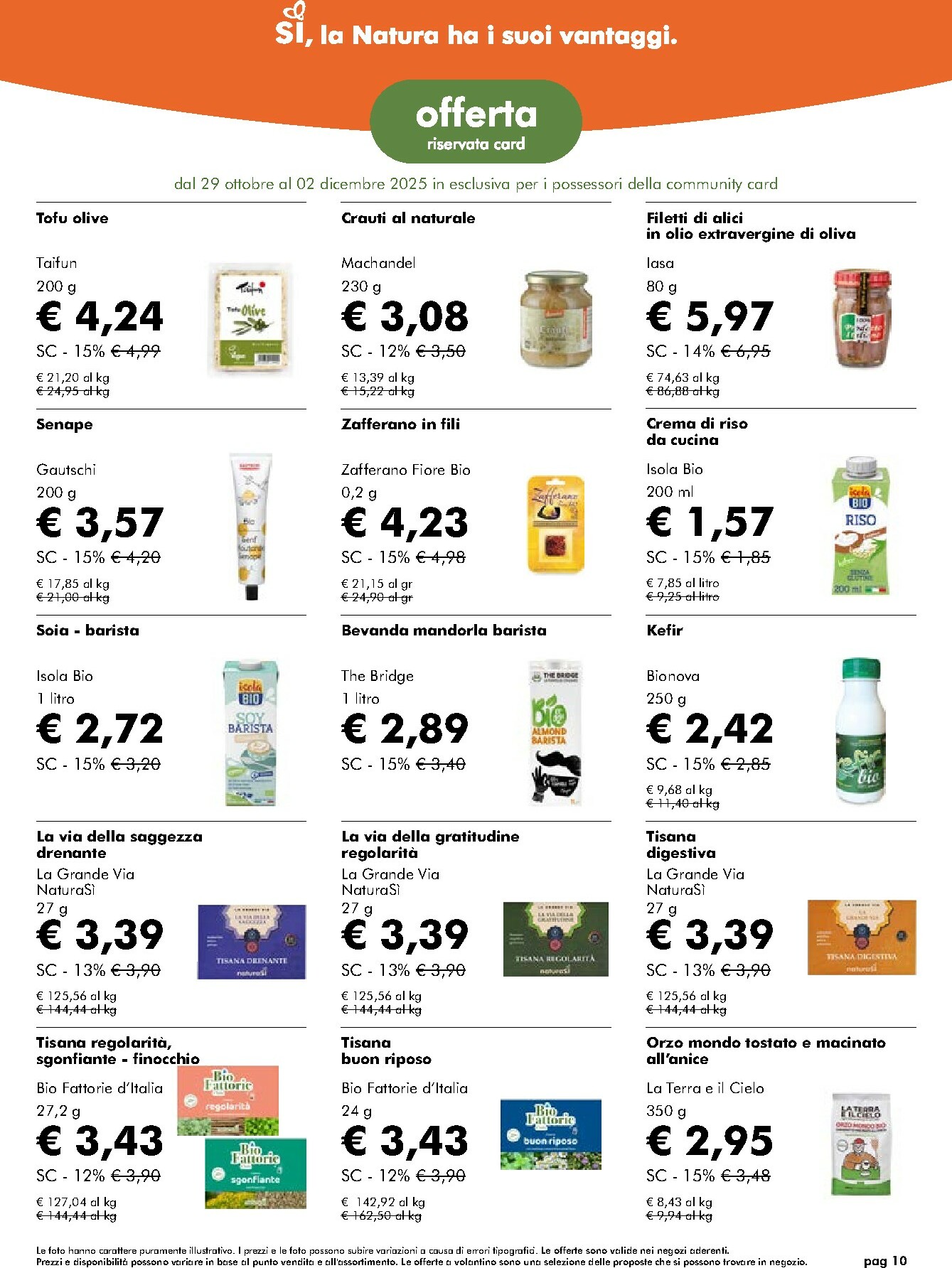 naturasi - Volantino NaturaSì valido dal 29/10 al 02/12 - page: 15