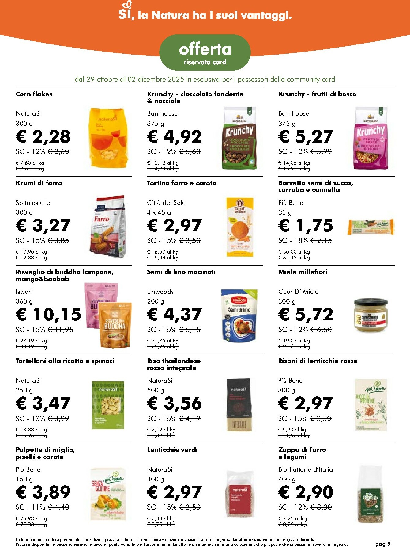 naturasi - Volantino NaturaSì valido dal 29/10 al 02/12 - page: 14