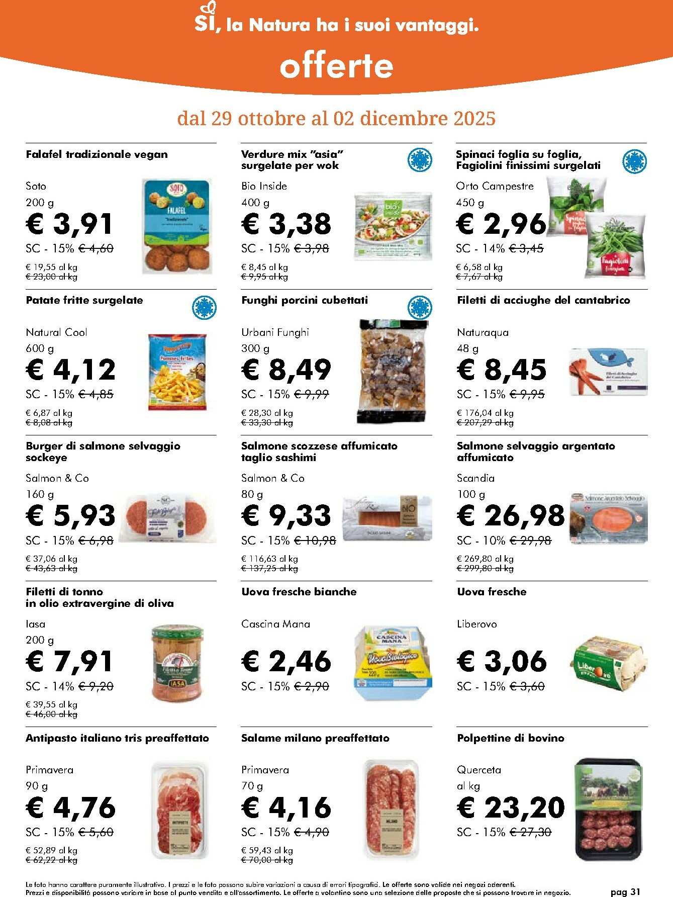 naturasi - Volantino NaturaSì valido dal 29/10 al 02/12 - page: 31