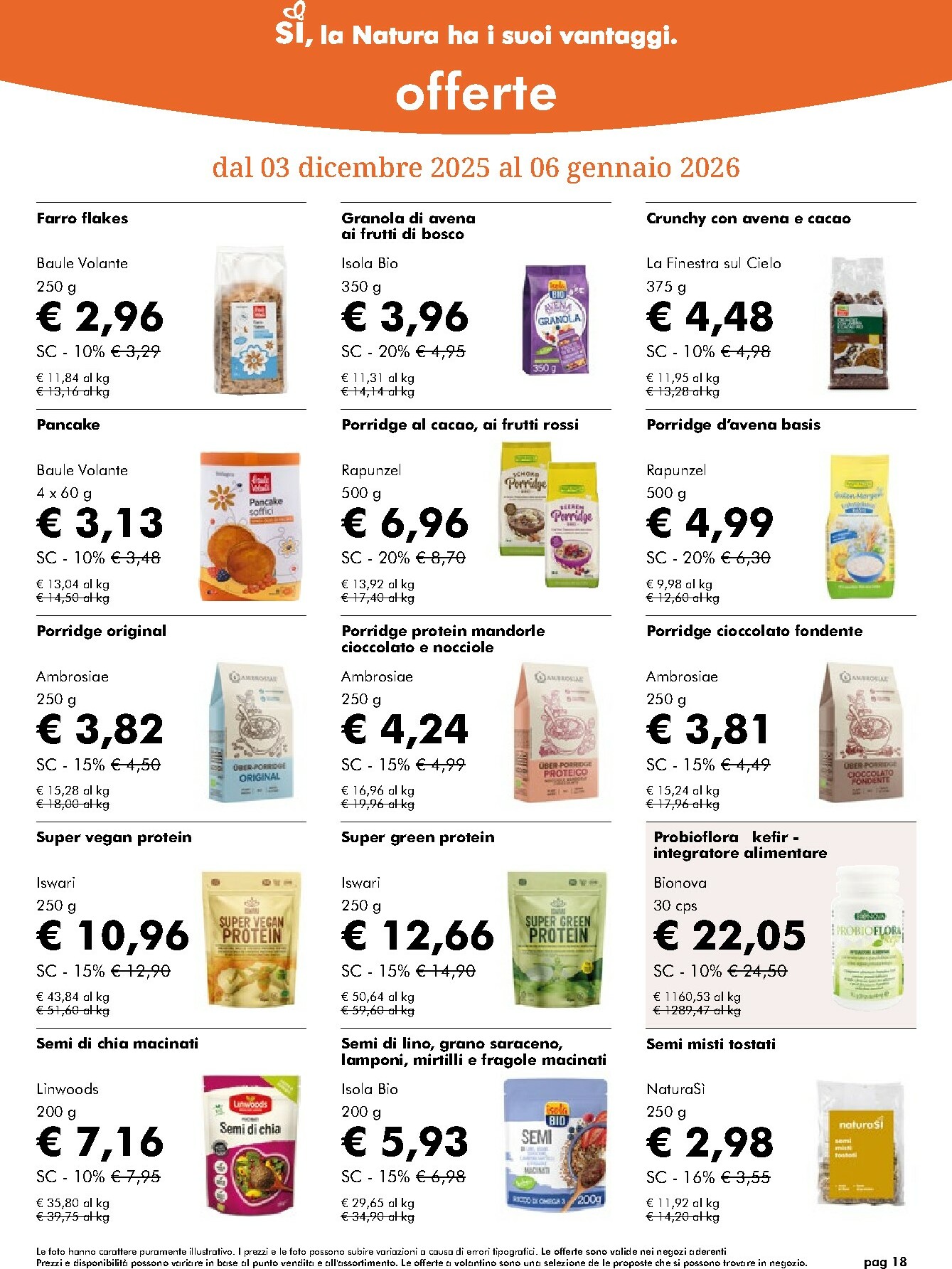 naturasi - Volantino NaturaSì valido dal 03/12 al 07/01 - page: 18