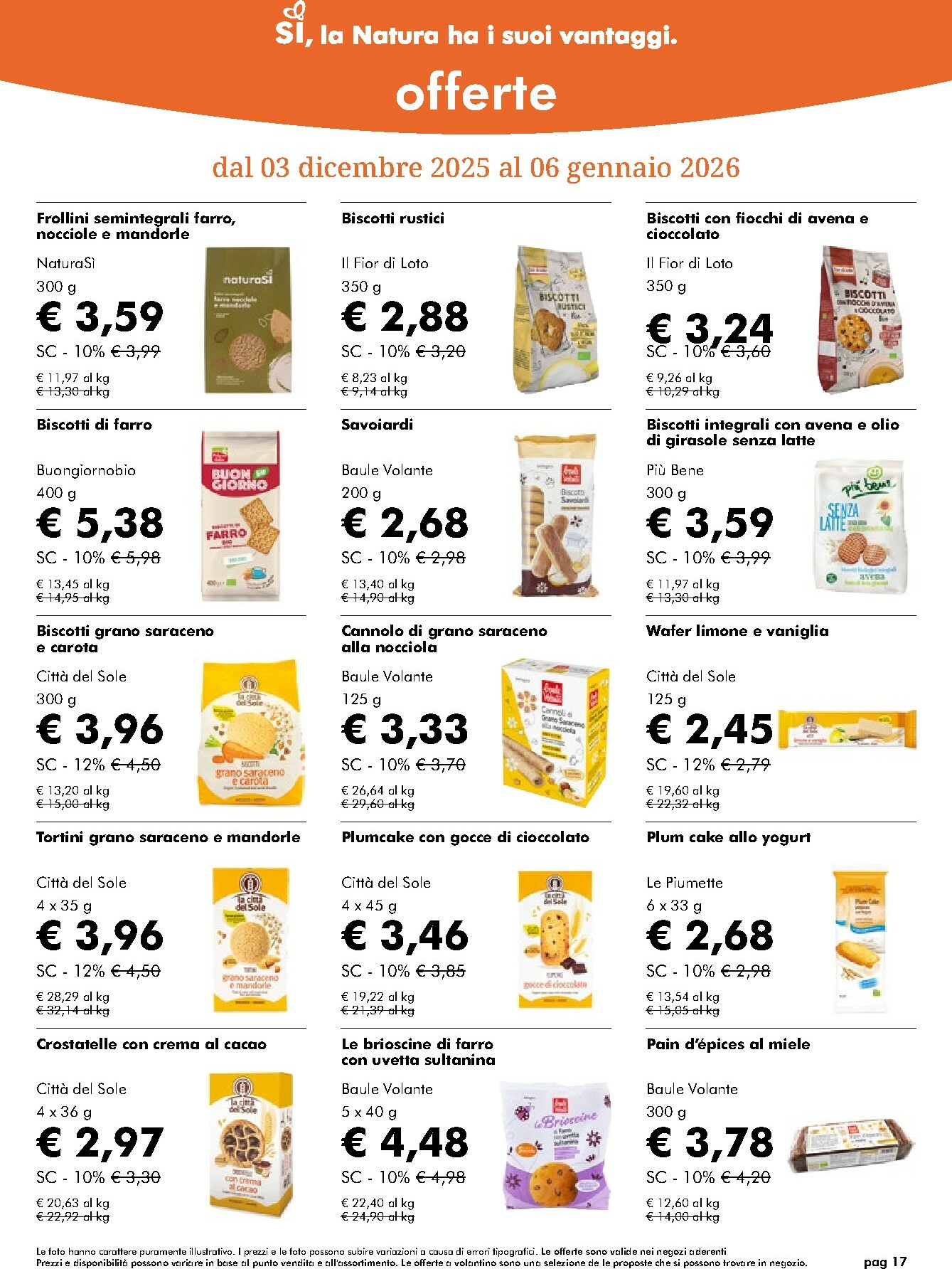 naturasi - Volantino NaturaSì valido dal 03/12 al 07/01 - page: 17