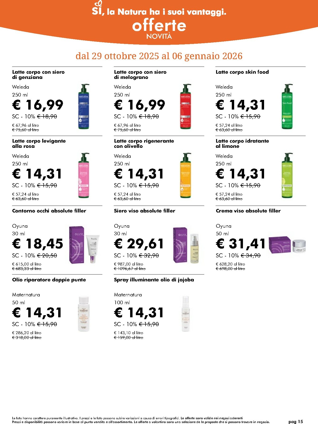 naturasi - Volantino NaturaSì valido dal 03/12 al 07/01 - page: 15