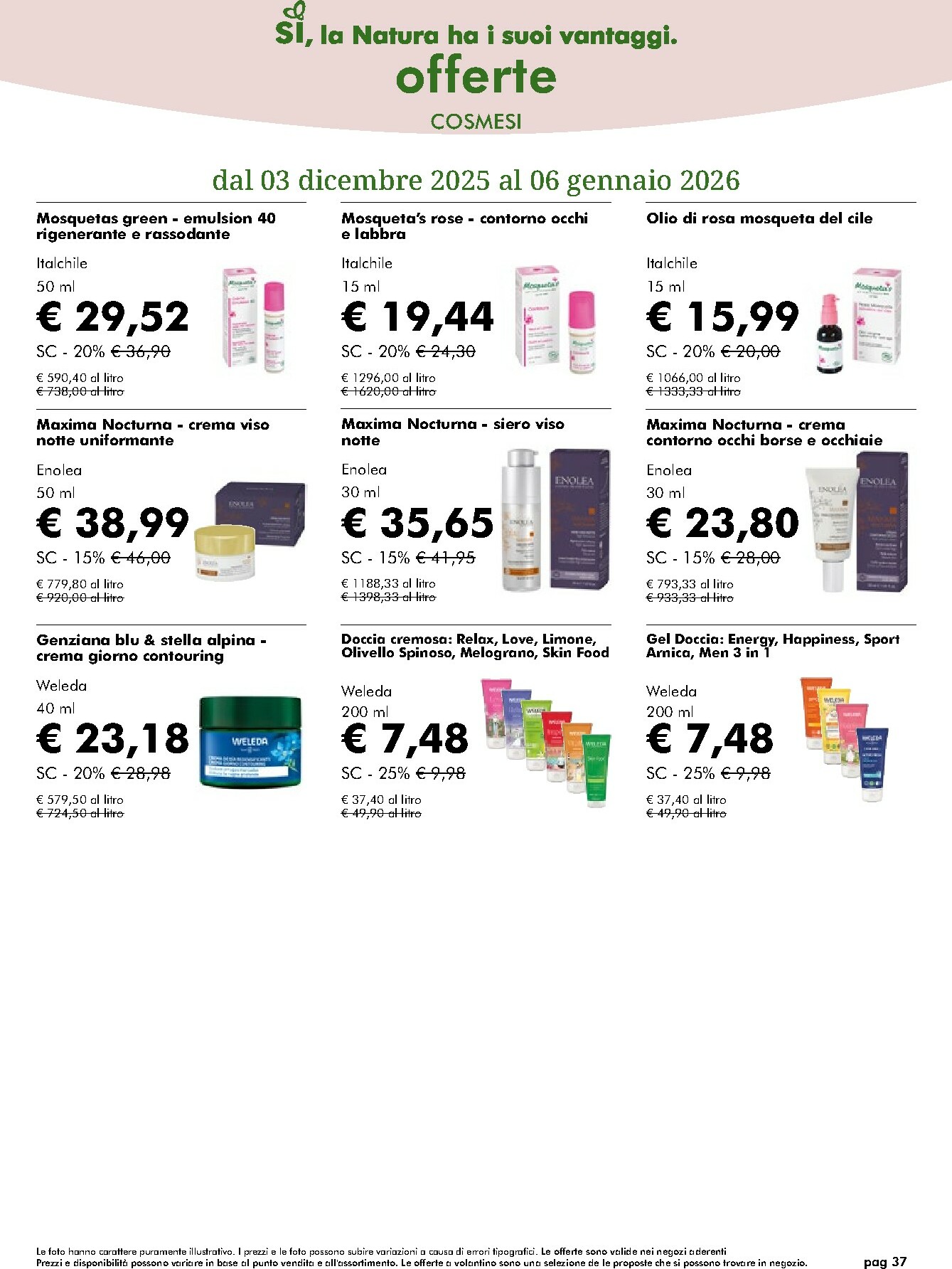 naturasi - Volantino NaturaSì valido dal 03/12 al 07/01 - page: 37