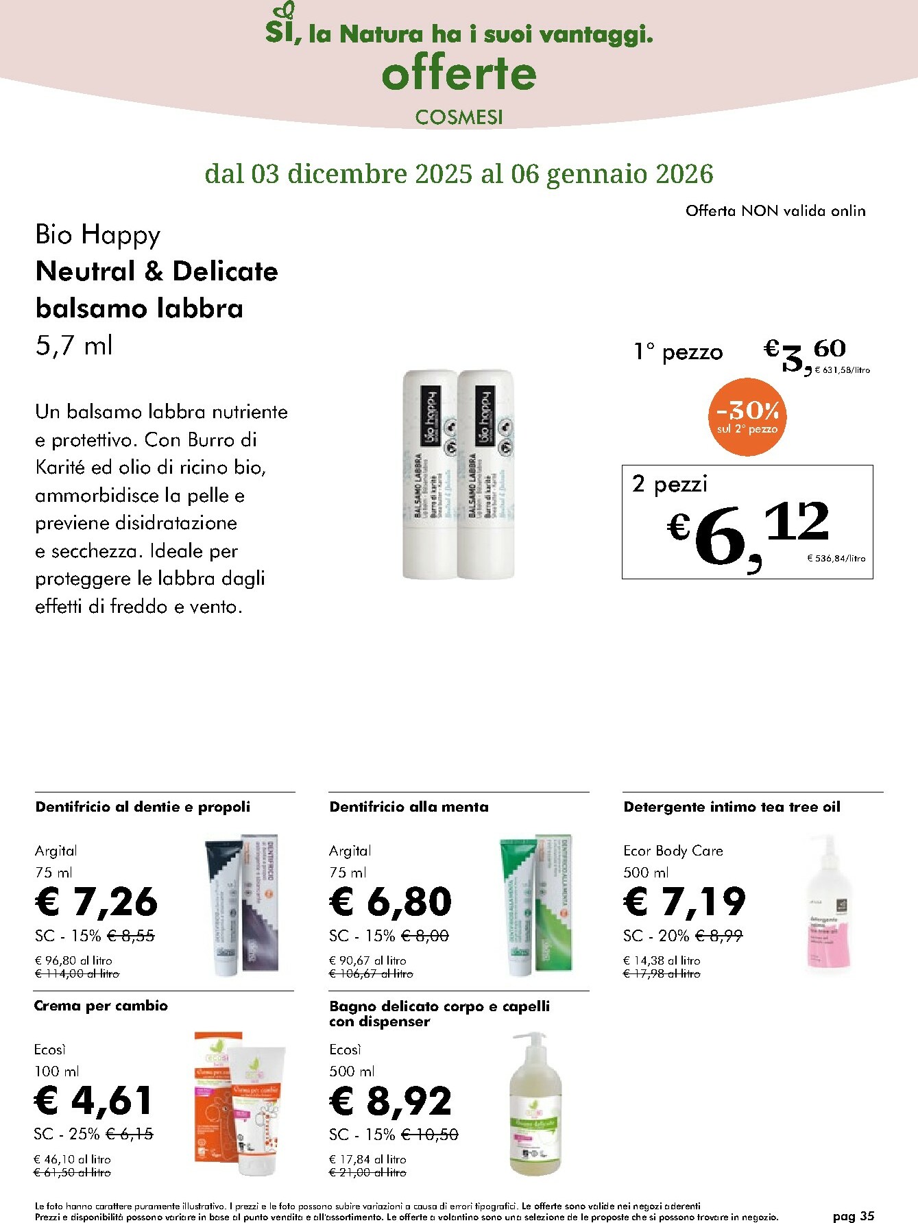 naturasi - Volantino NaturaSì valido dal 03/12 al 07/01 - page: 35