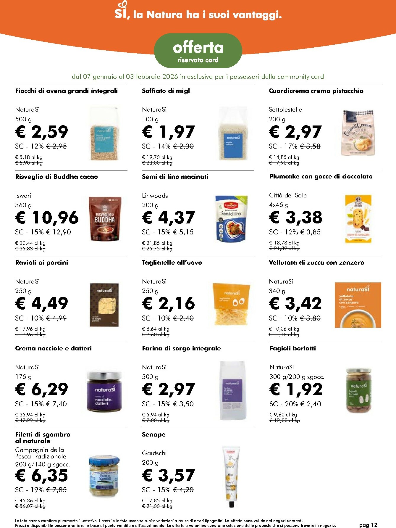 naturasi - Volantino NaturaSì valido dal 07/01 al 03/02 - page: 12