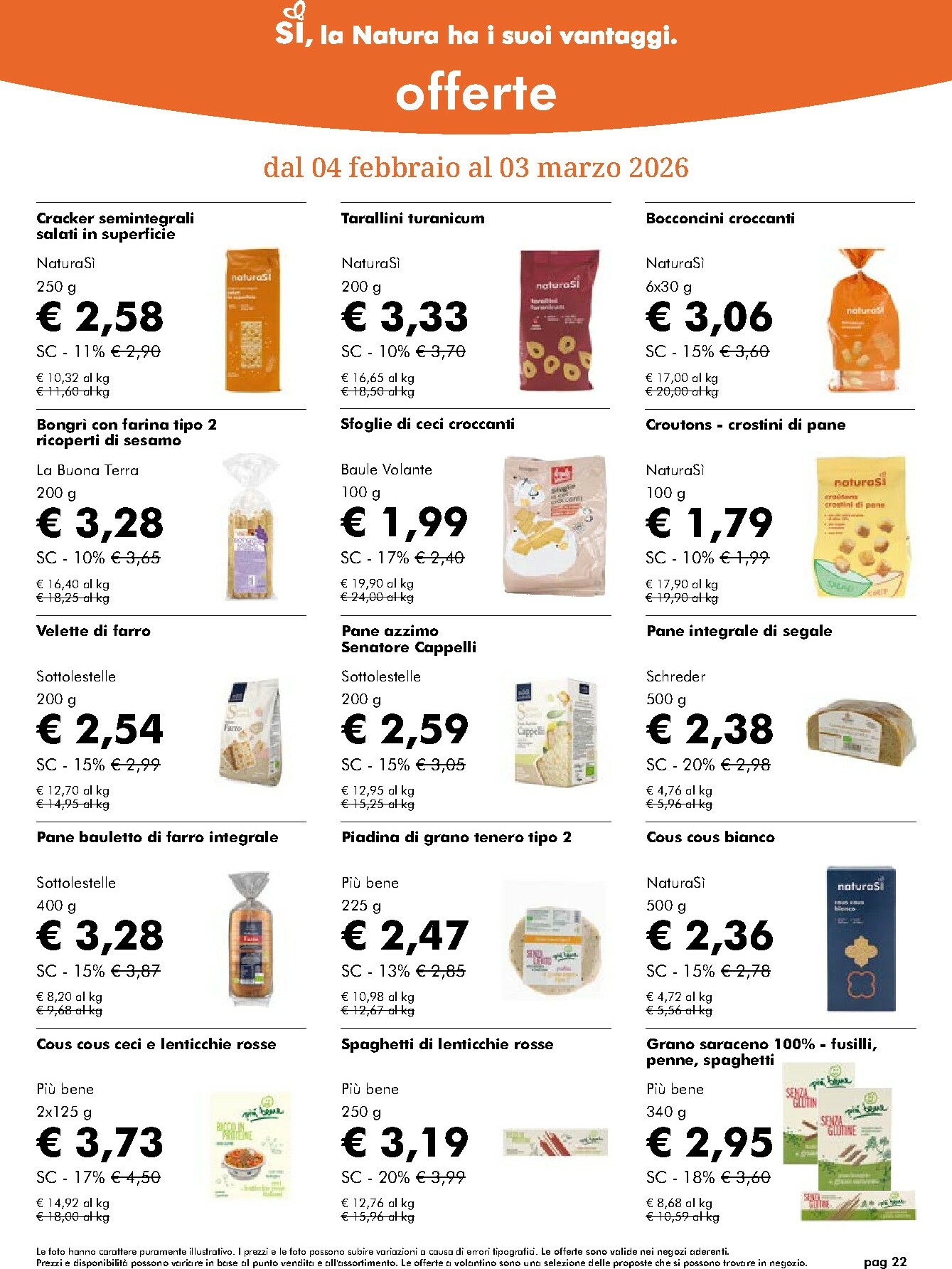 naturasi - Volantino NaturaSì valido dal 04/02/2026 al 03/03/2026 - page: 22